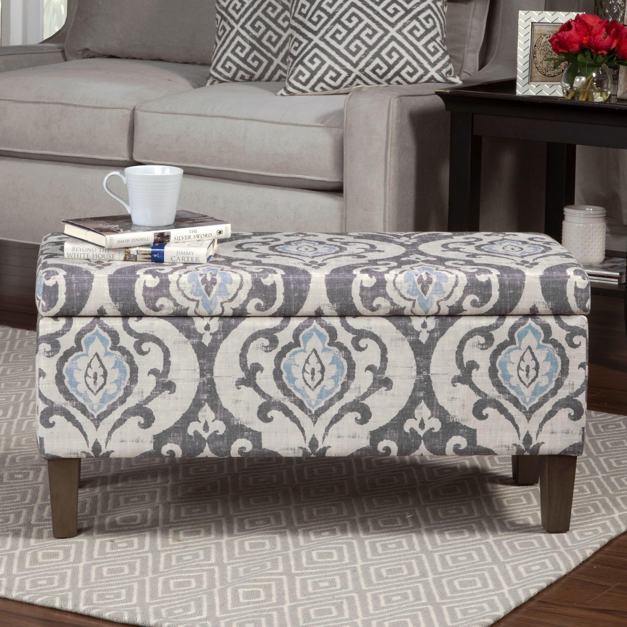 Chantrell 36" Wide Large Decorative Storage Bench