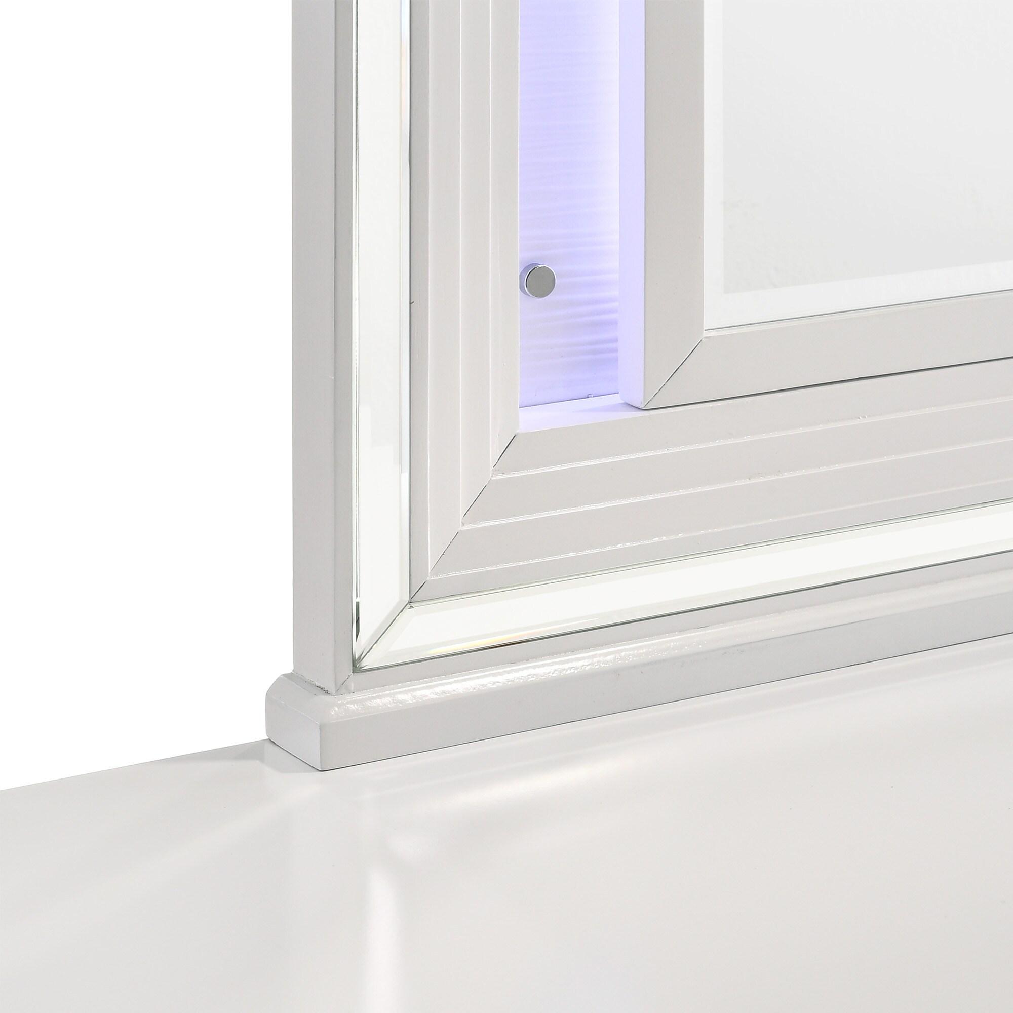 Picket House Furnishings Charlotte King Storage 4PC Bedroom Set in White