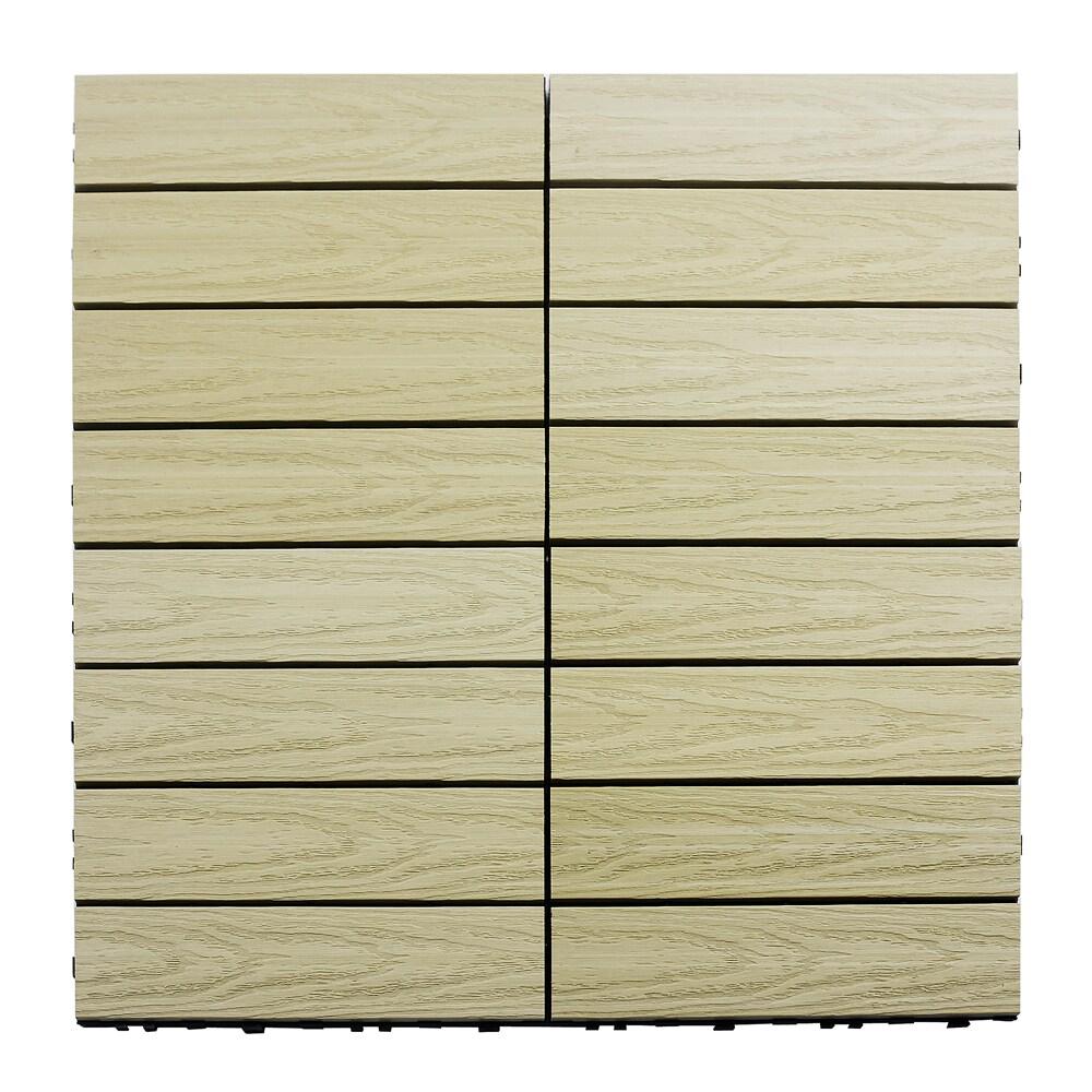 UltraShield Naturale Composite 12" x 12" Interlocking Deck Tile