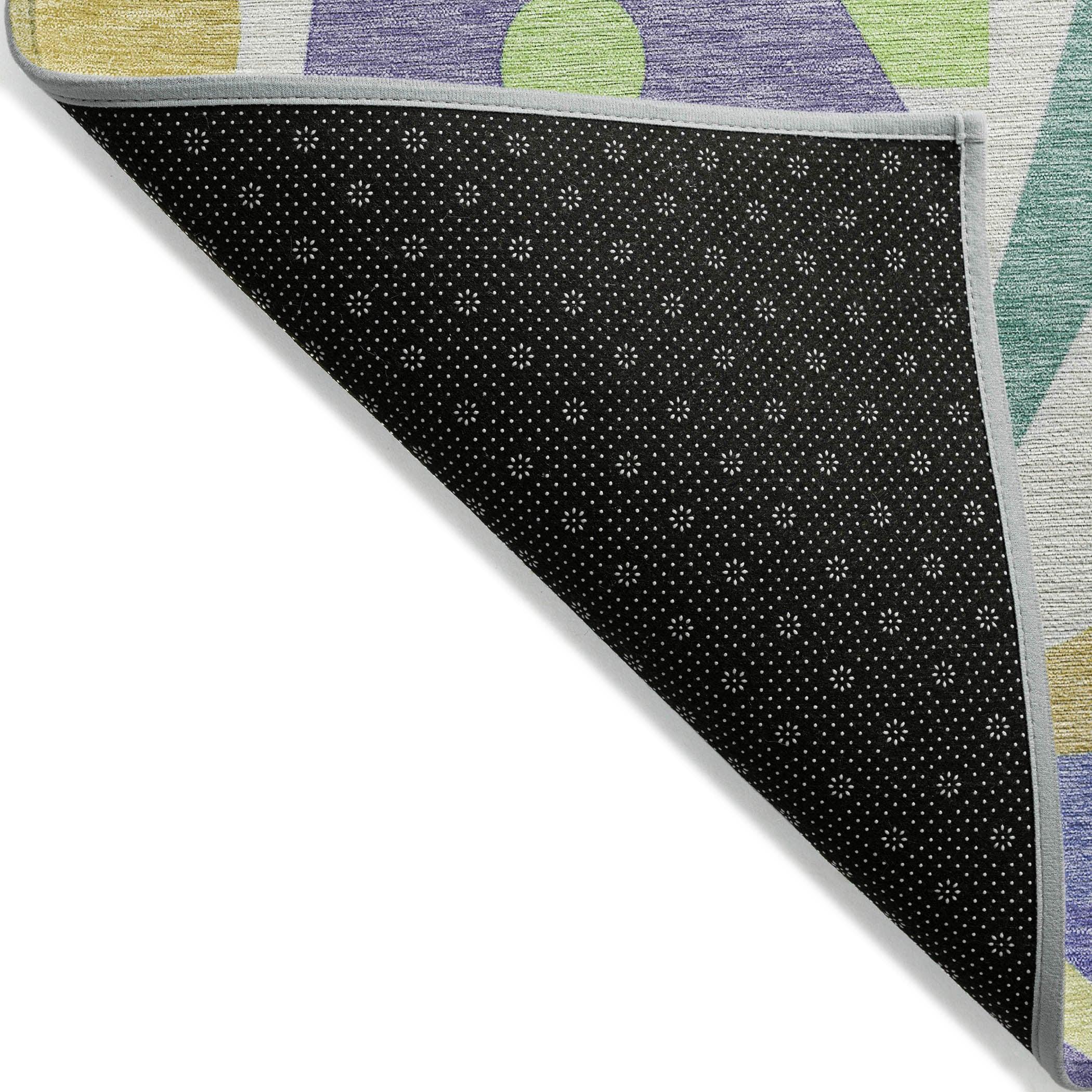 Addison Rugs Chantille Indoor/Outdoor Transitional Geometric Lavender Washable Rectangle Rug, 1'8" x 2'6"