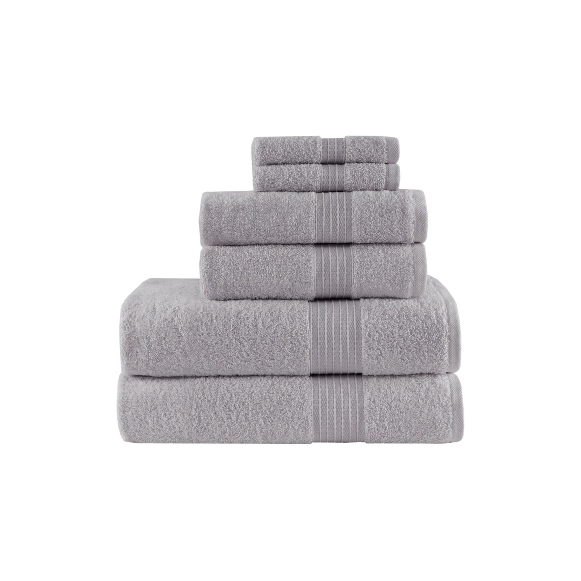 Kazimira Organic 100% Cotton 6 Piece Towel Set