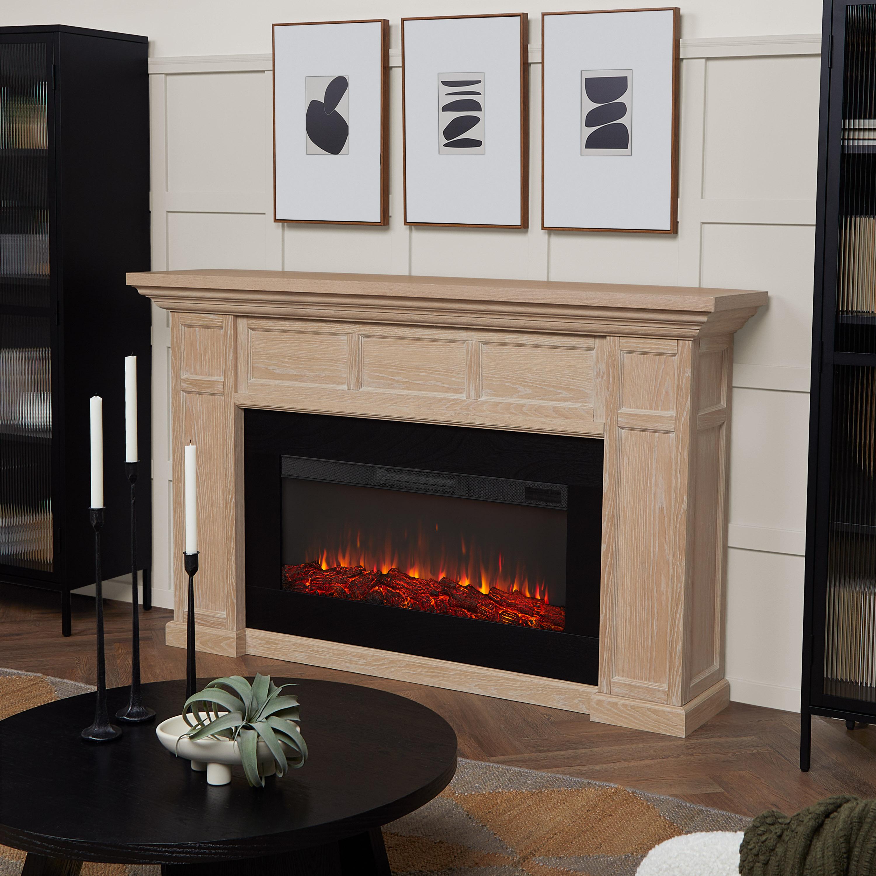 Alcott 75" Landscape Electric Fireplace by Real Flame