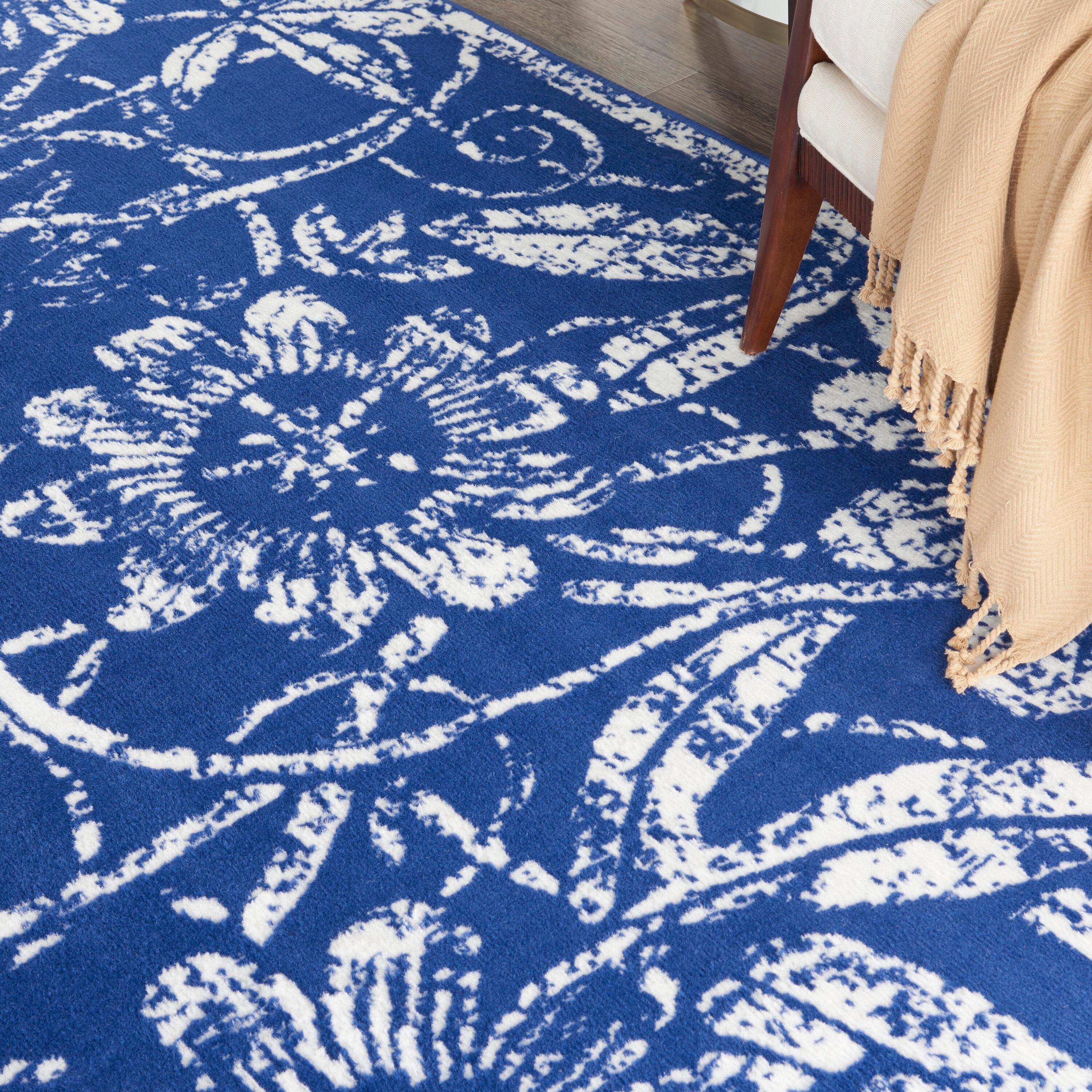 Nourison Whimsicle WHS05 Indoor only Area Rug - Navy 7' x 10'