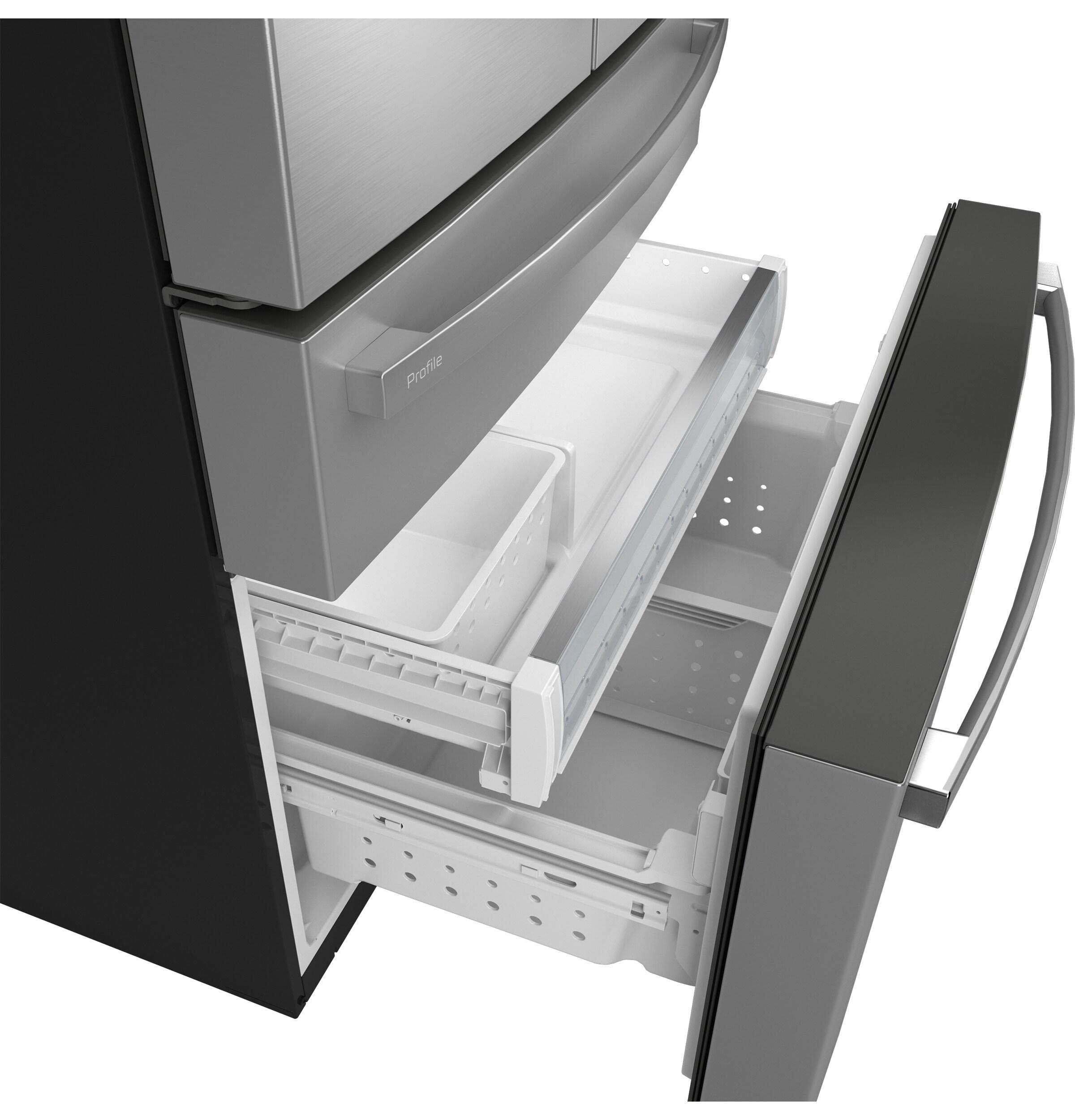 GE Profile™ Series Energy Star Smart 29 Cu. Ft. Fingerprint Resistant 4-Door French-Door Refrigerator
