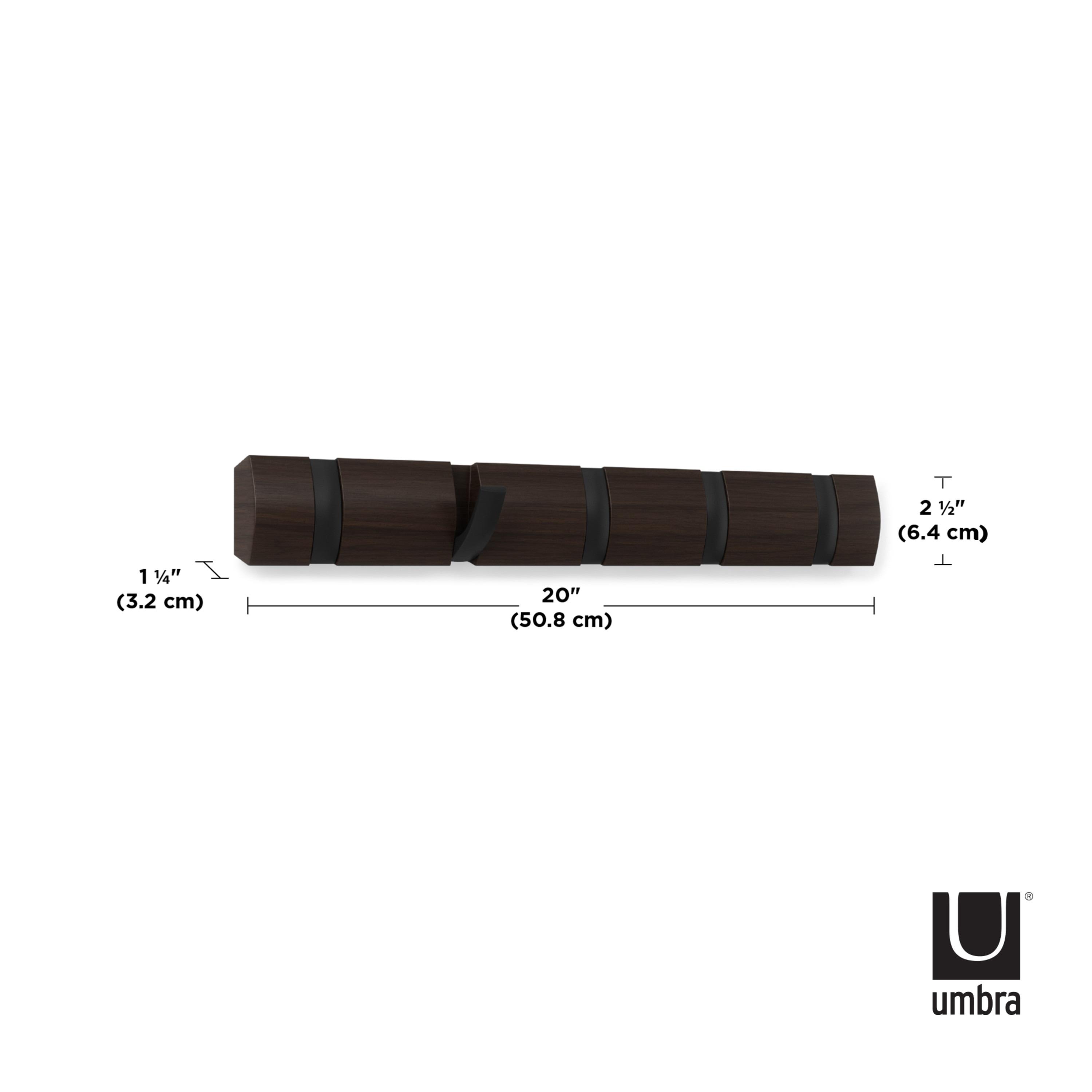 Flip 5 - Hook Solid Wood Coat Rack