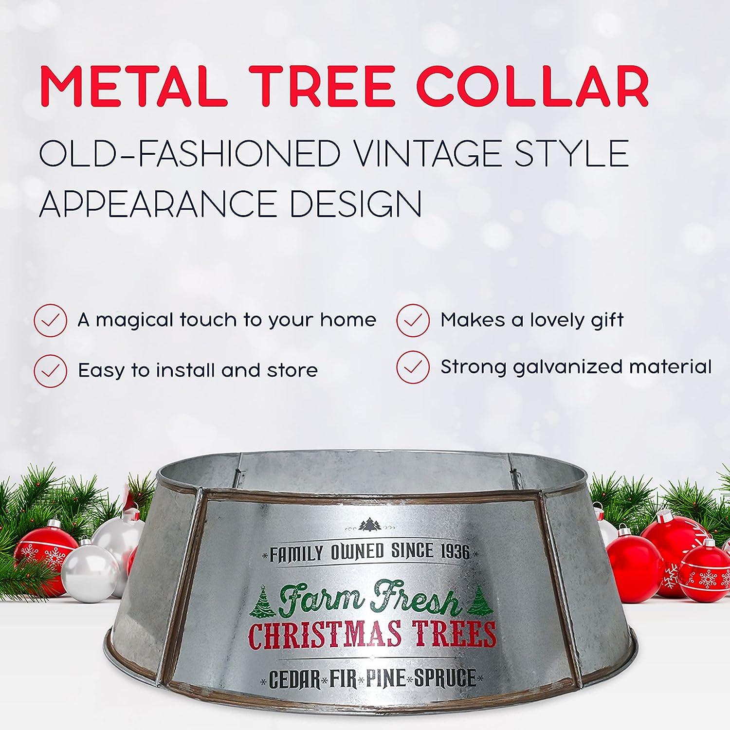Ornativity Metal Christmas Tree Collar - 18"