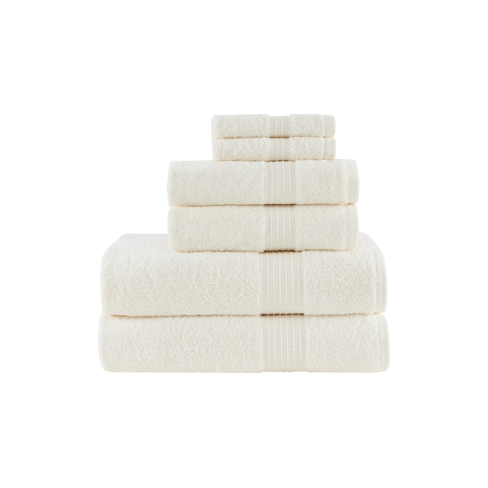 Kazimira Organic 100% Cotton 6 Piece Towel Set