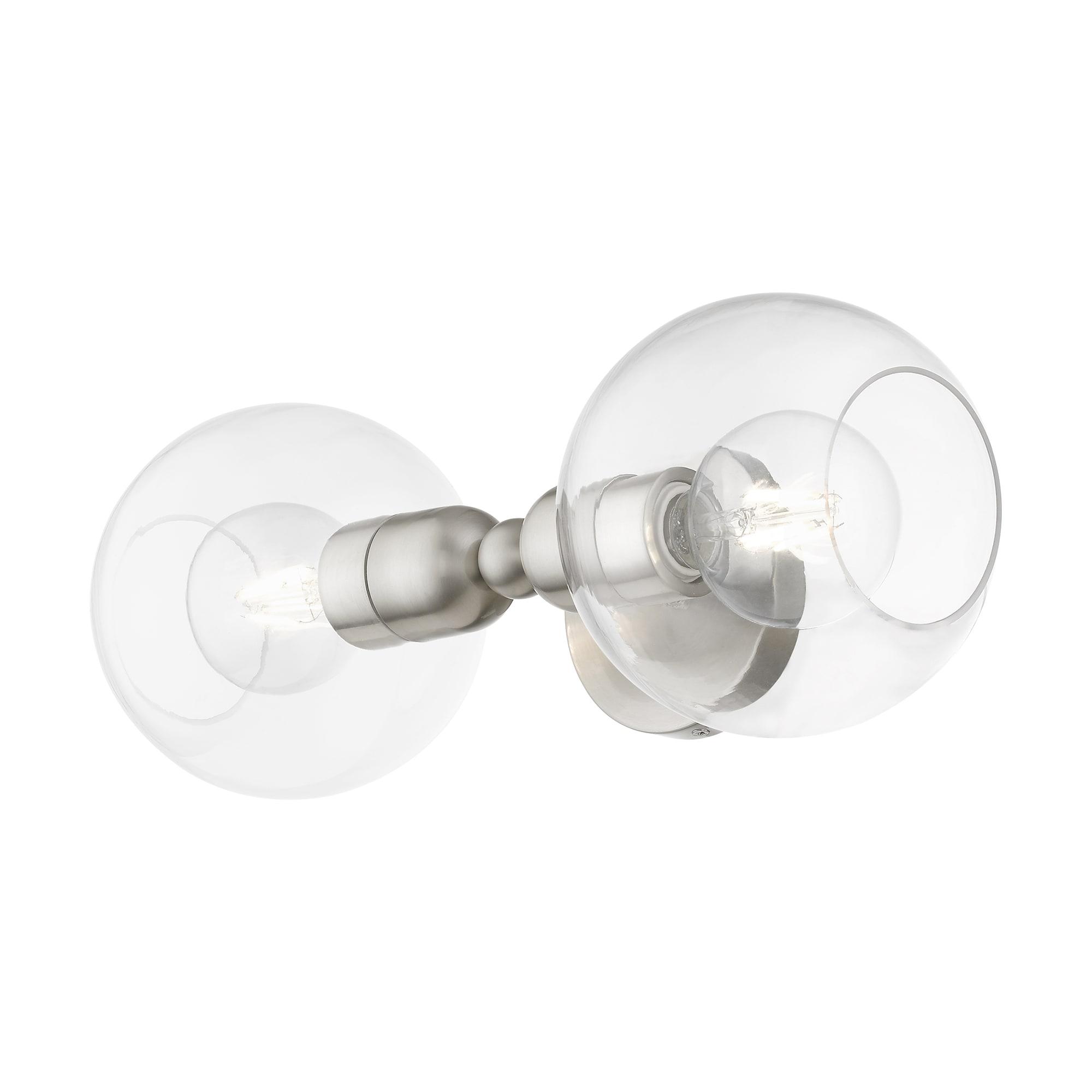 Livex Lighting Downtown 2 - Light Vanity in  Brushed Nickel