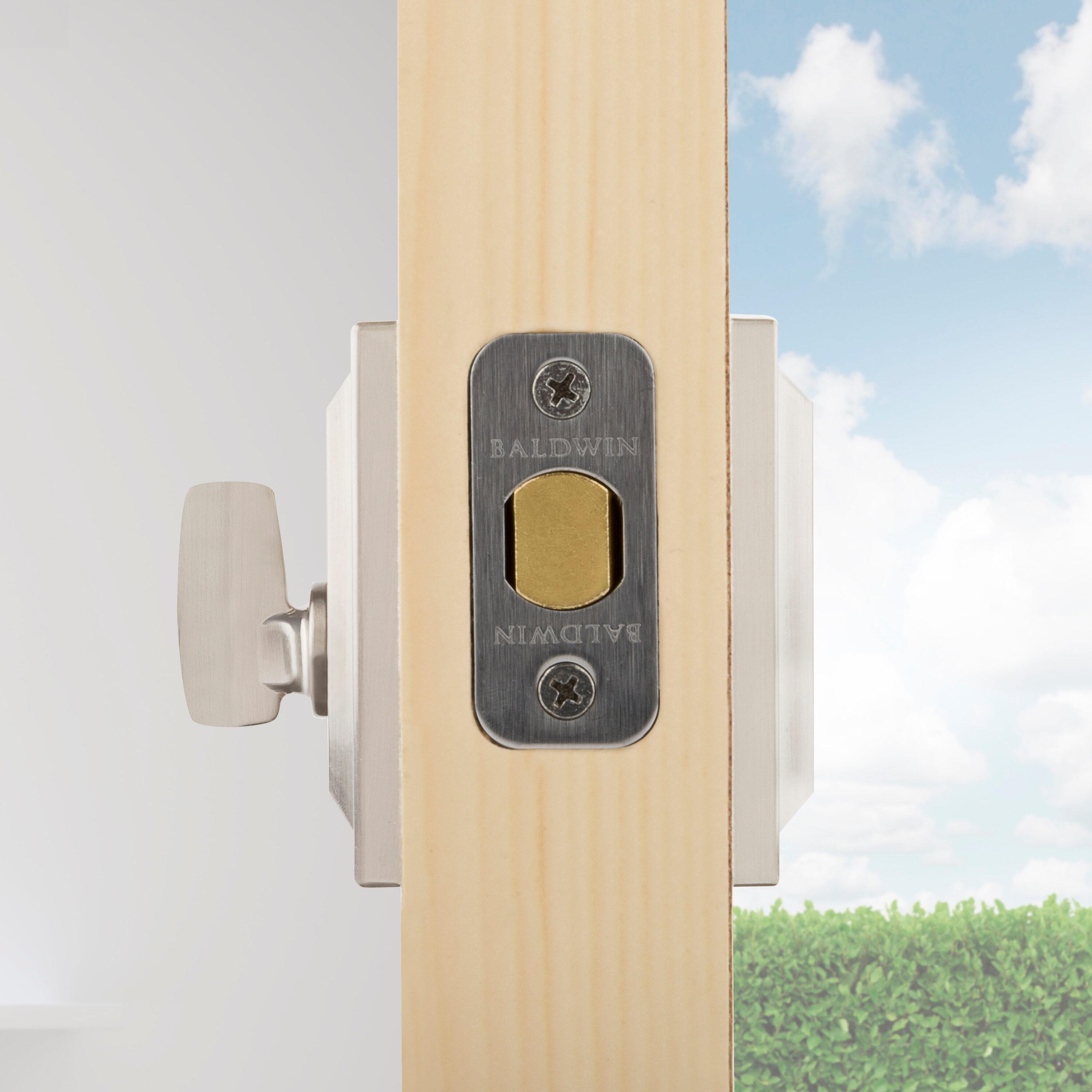 Baldwin 380SLB15SMTCPRCAL Torrey Pines 380 Rectangular Low Profile Single Cylinder Deadbolt with SmartKey