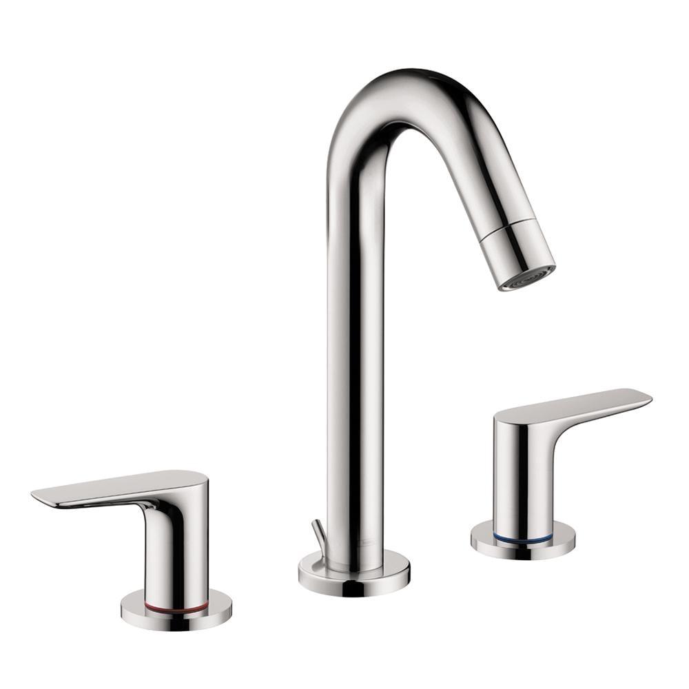 Logis Widespread Bathroom Faucet with Drain Assembly