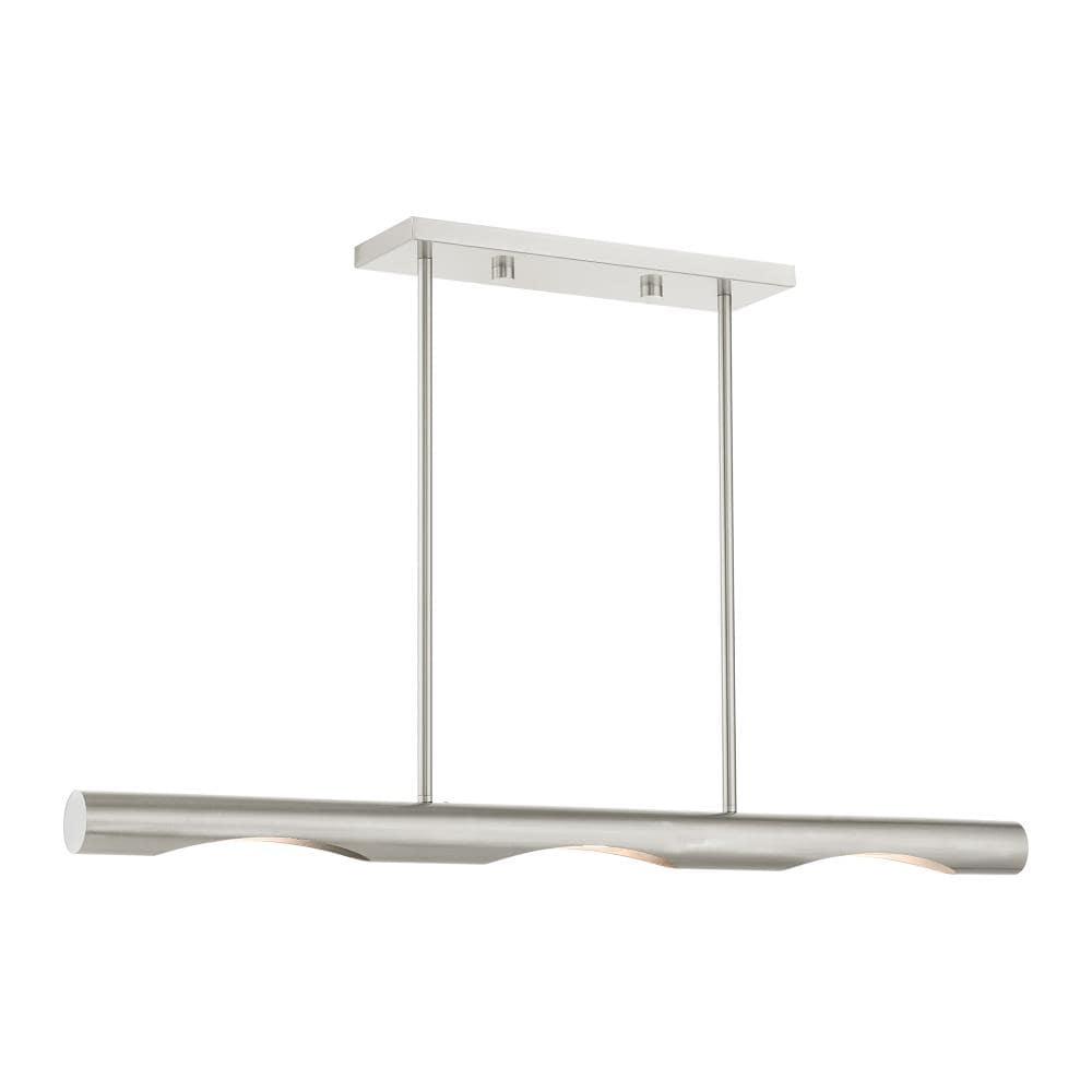 Livex Lighting Acra 3 - Light Chandelier in  Brushed Nickel