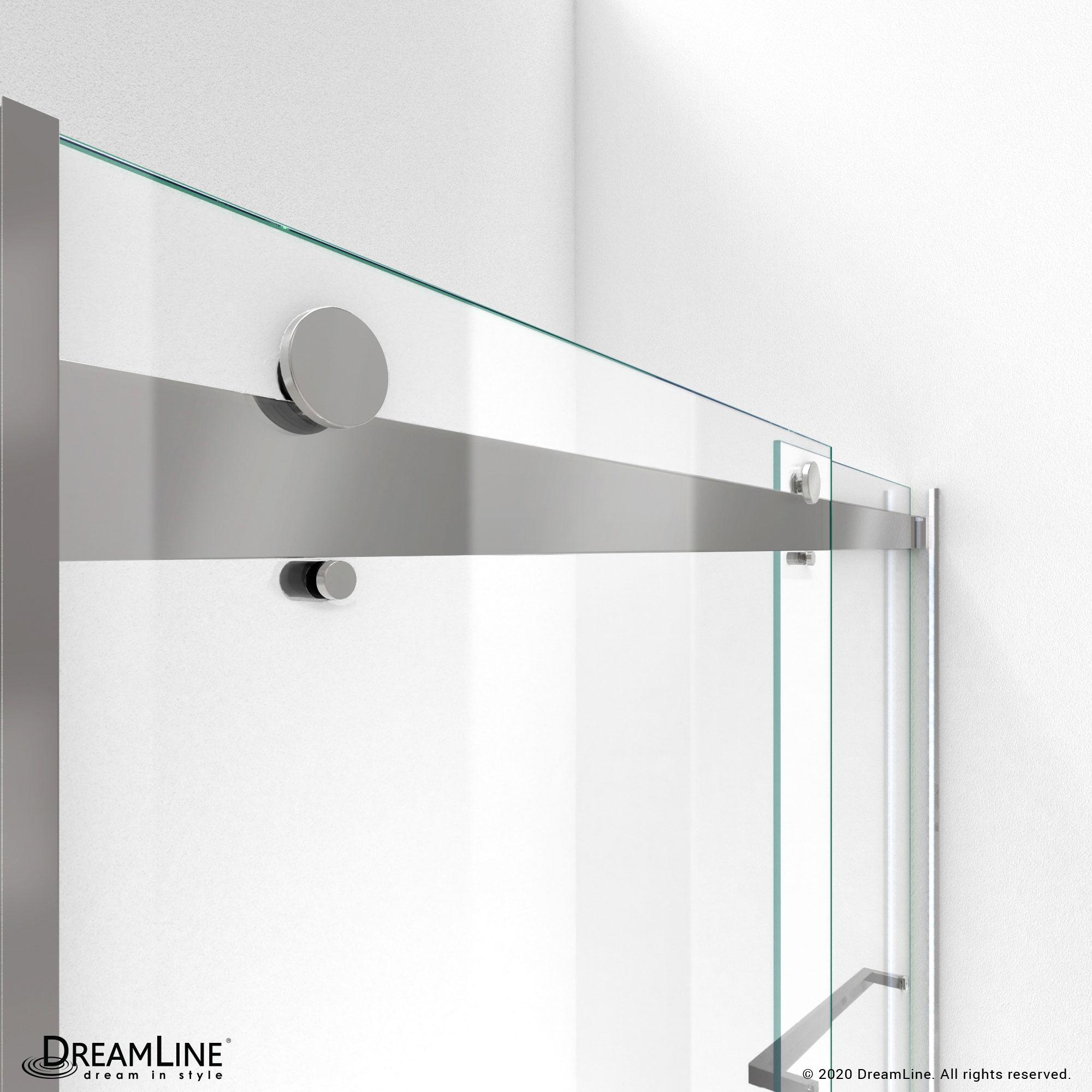 Essence 44" W x 76" H Frameless with ClearMax Technology Shower Door