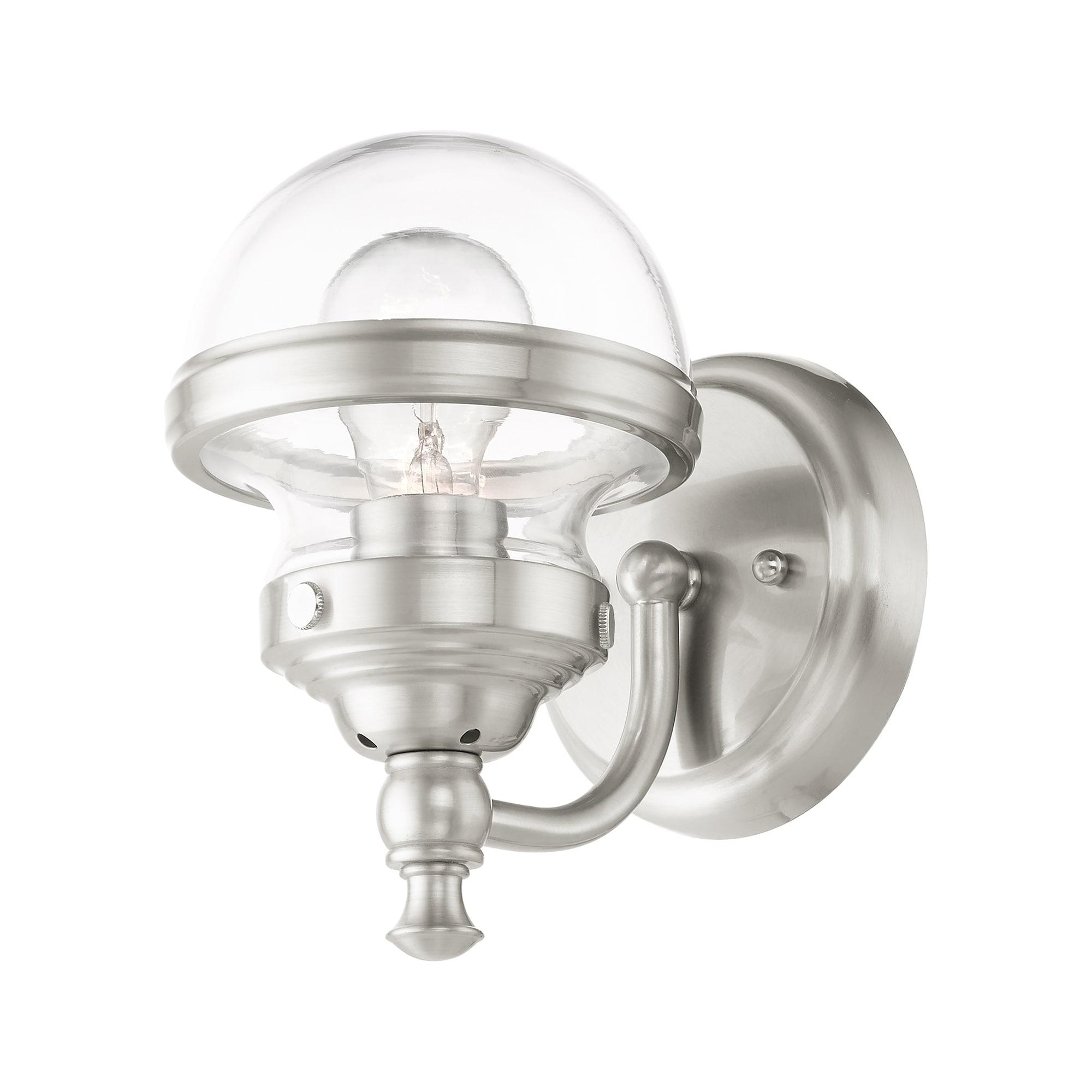 Livex Lighting Oldwick 1 - Light Vanity in  Brushed Nickel
