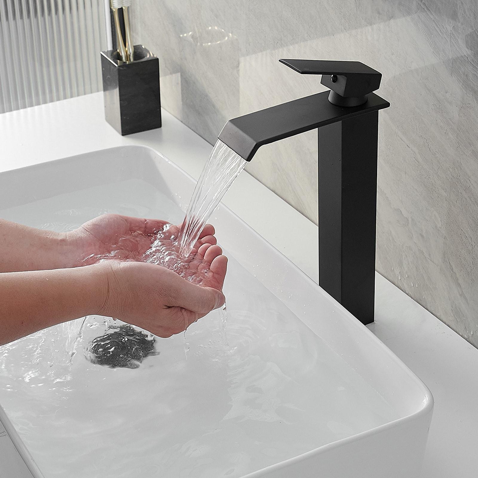 Vessel Sink Faucet Single-handle Bathroom Faucet with Drain Assembly