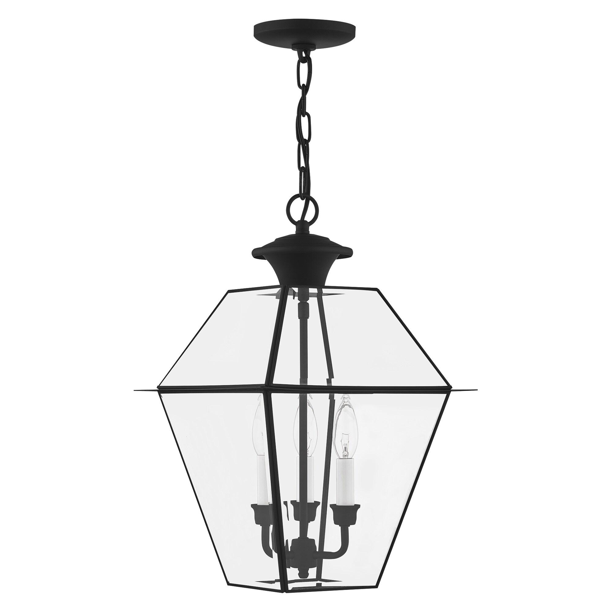 Livex Lighting Westover 3 - Light Pendant in  Black