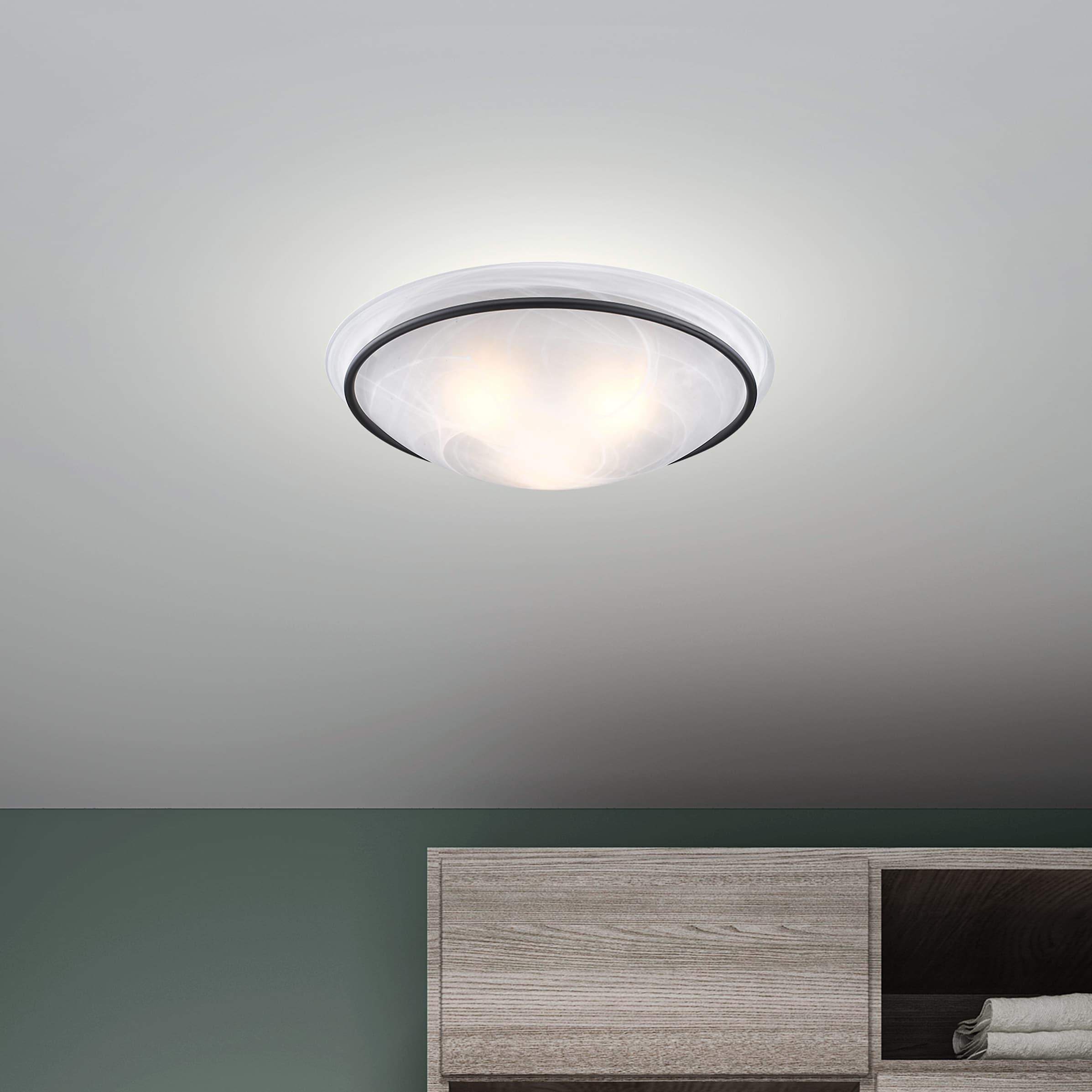 Livex Lighting Newburgh 3 - Light Semi-Flush Mount in  Bronze