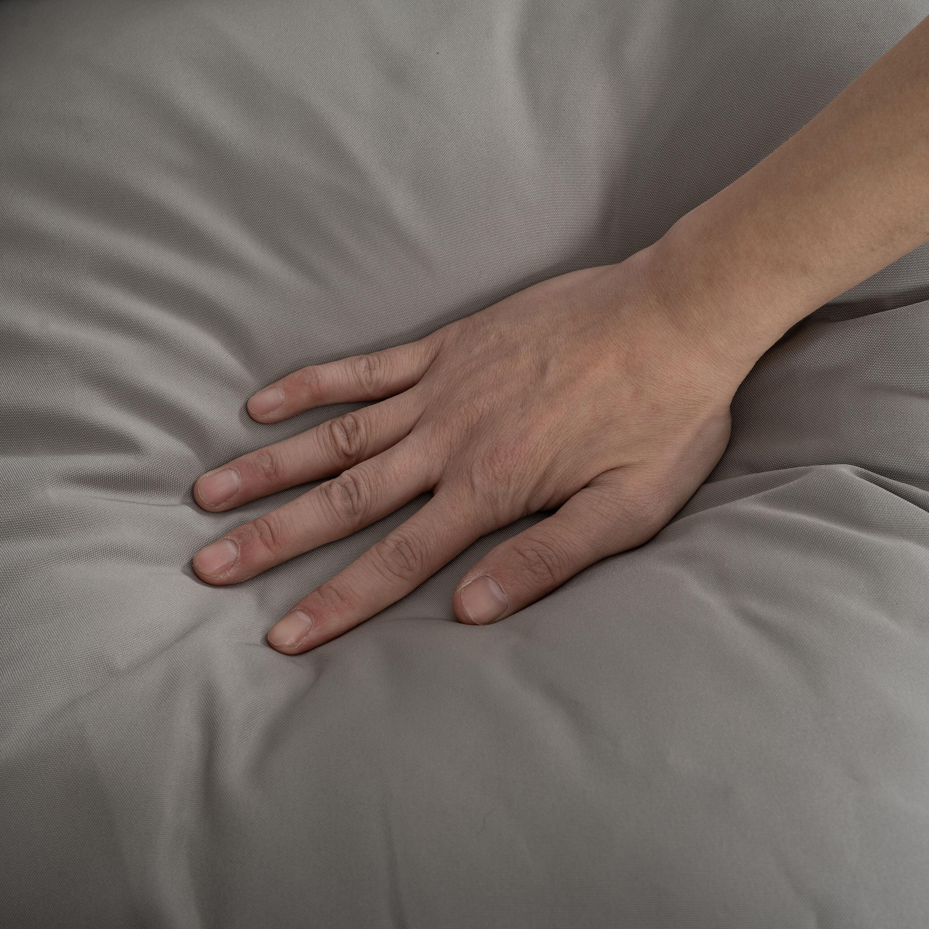 Tcbosik Swing Egg Chair with Stand, Indoor Outdoor Hanging Chair with Cushion for Bedroom Balcony Patio Garden, Easy to Assemble, Dark Grey