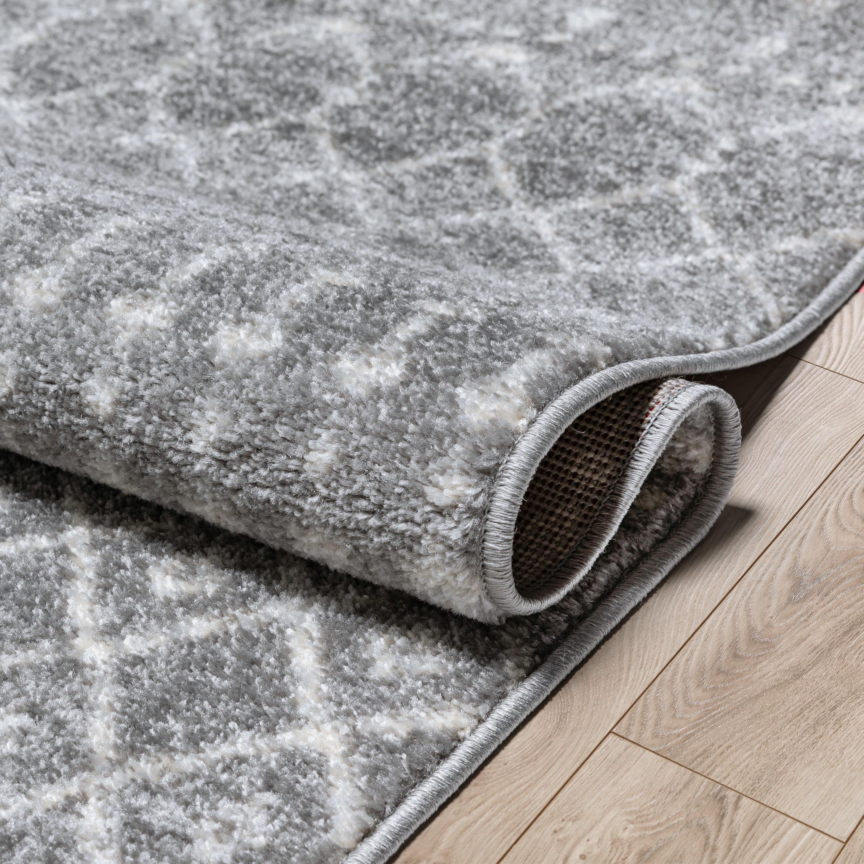 Mystic Colette Moroccan Trellis Grey Area Rug