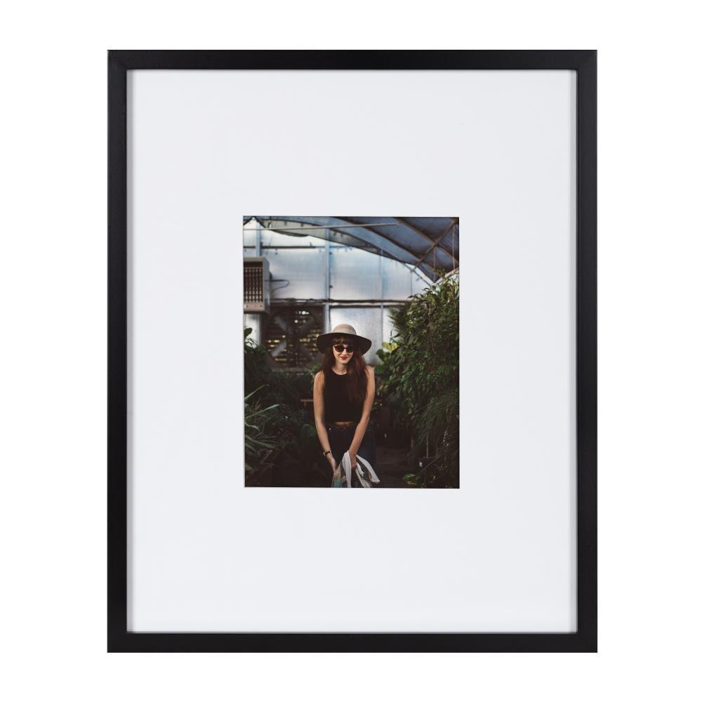 5pc Gallery Frame/Shelf Box Set Black - Kate & Laurel All Things Decor: Wall Ledge, Wood, Modern Decor Style