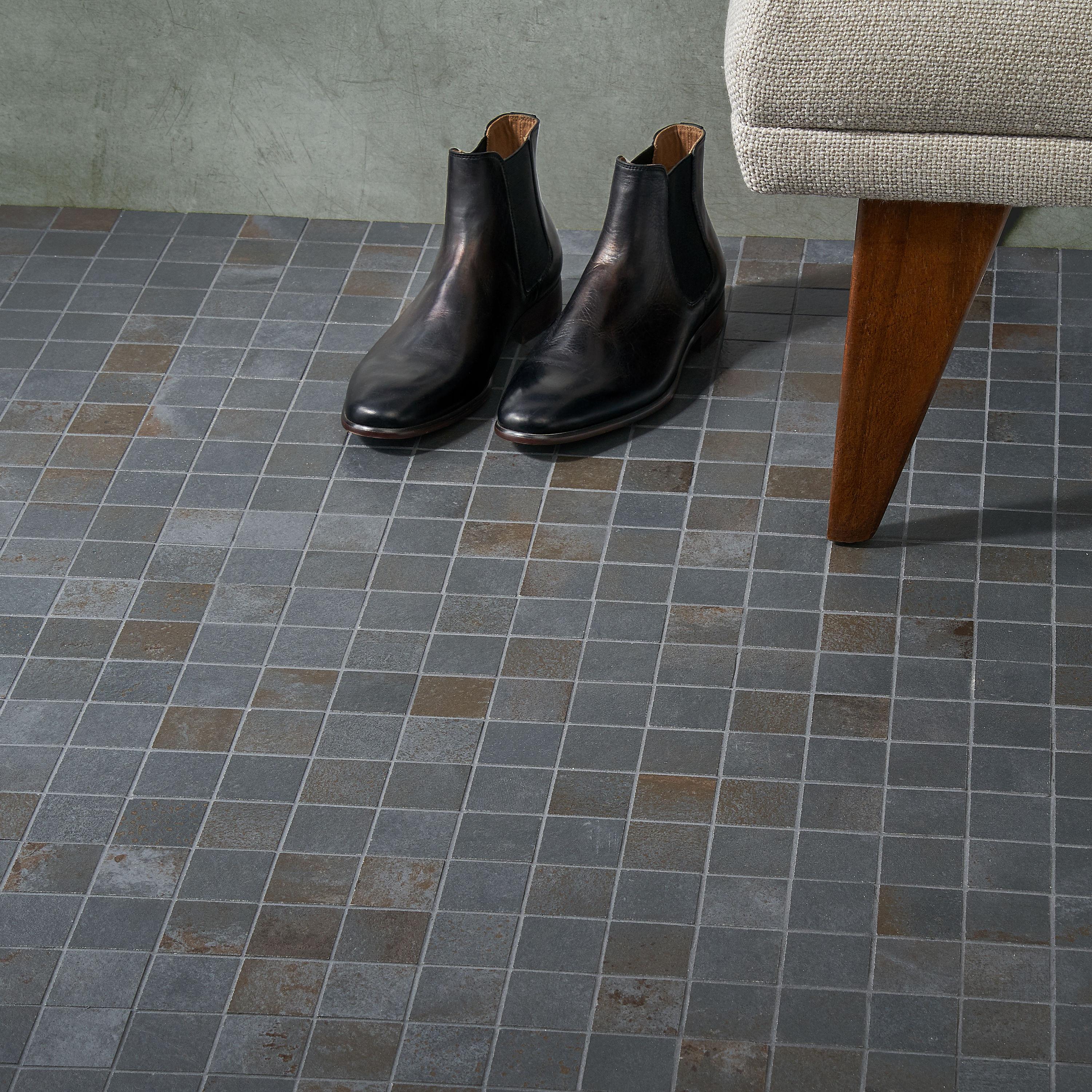 Angela Harris Fuller 11.81 in. x 11.81 in. Matte Porcelain Floor and Wall Mosaic Tile