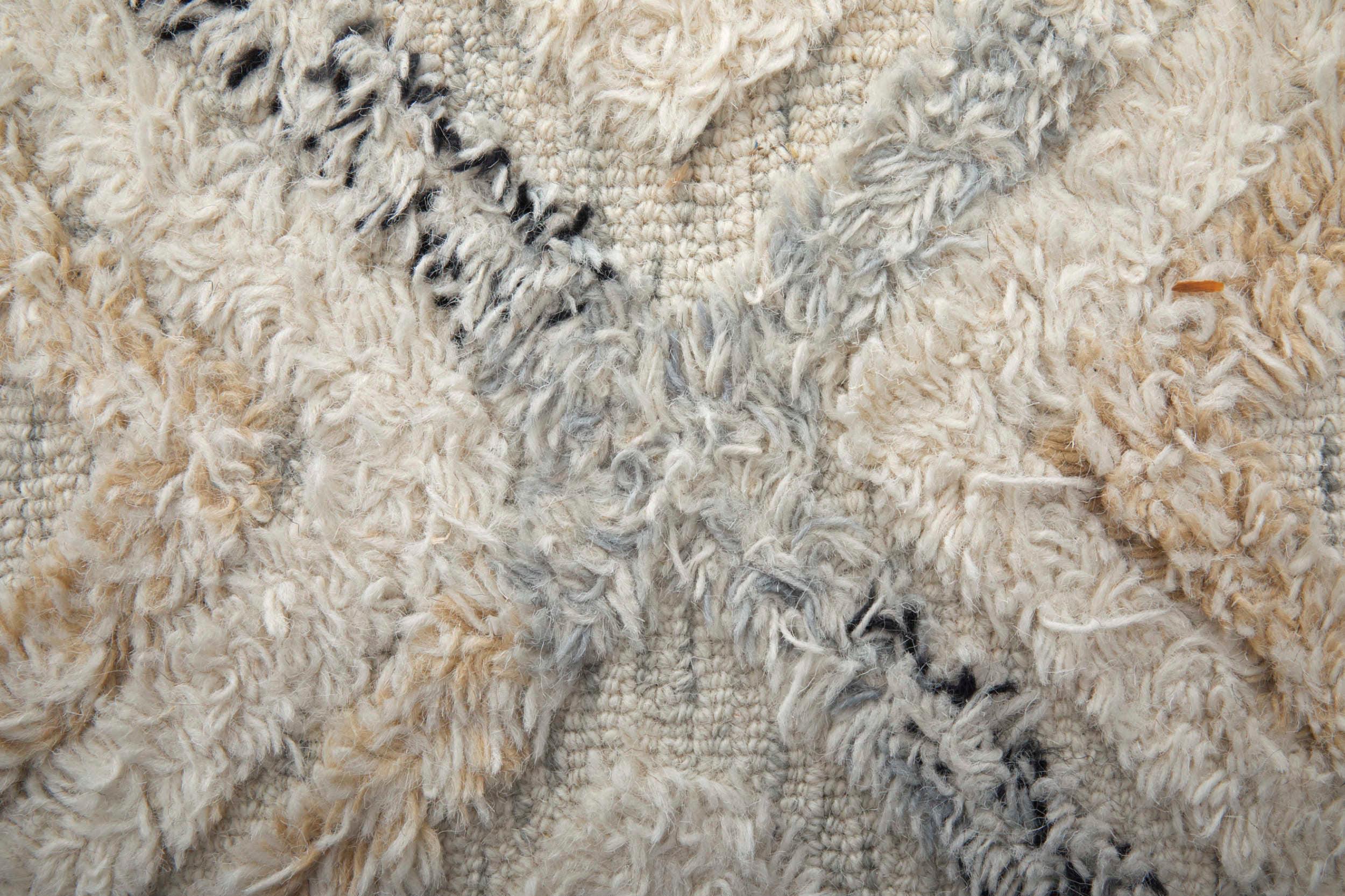 Nomadic Blue Diamond 8' x 10' Hand Tufted Wool Area Rug