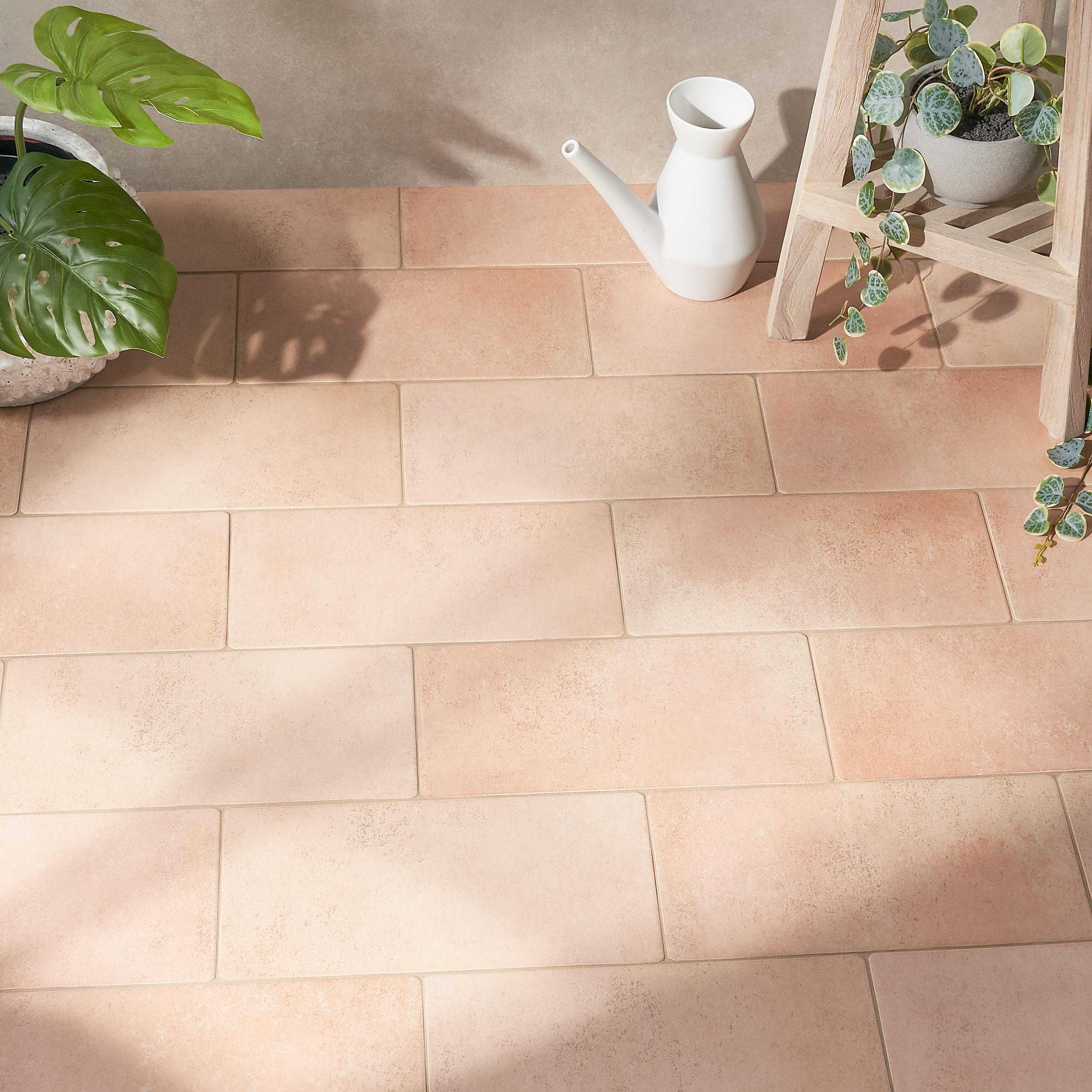 Kaleo 7.08 in. x 14.17 in. Matte Porcelain Terracotta Look Floor and Wall Tile(10.76 Sq. Ft. / Case)