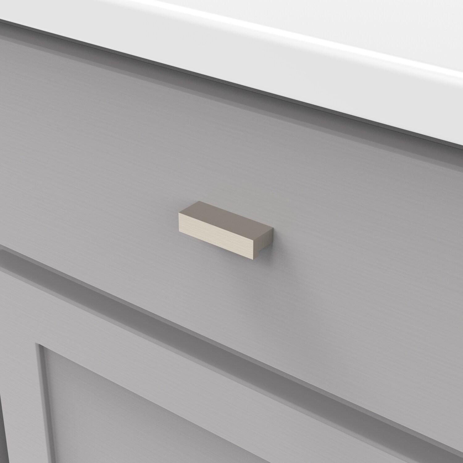Hickory Hardware Streamline Kitchen Cabinet Handles, Solid Core Drawer Pulls for Cabinet Doors