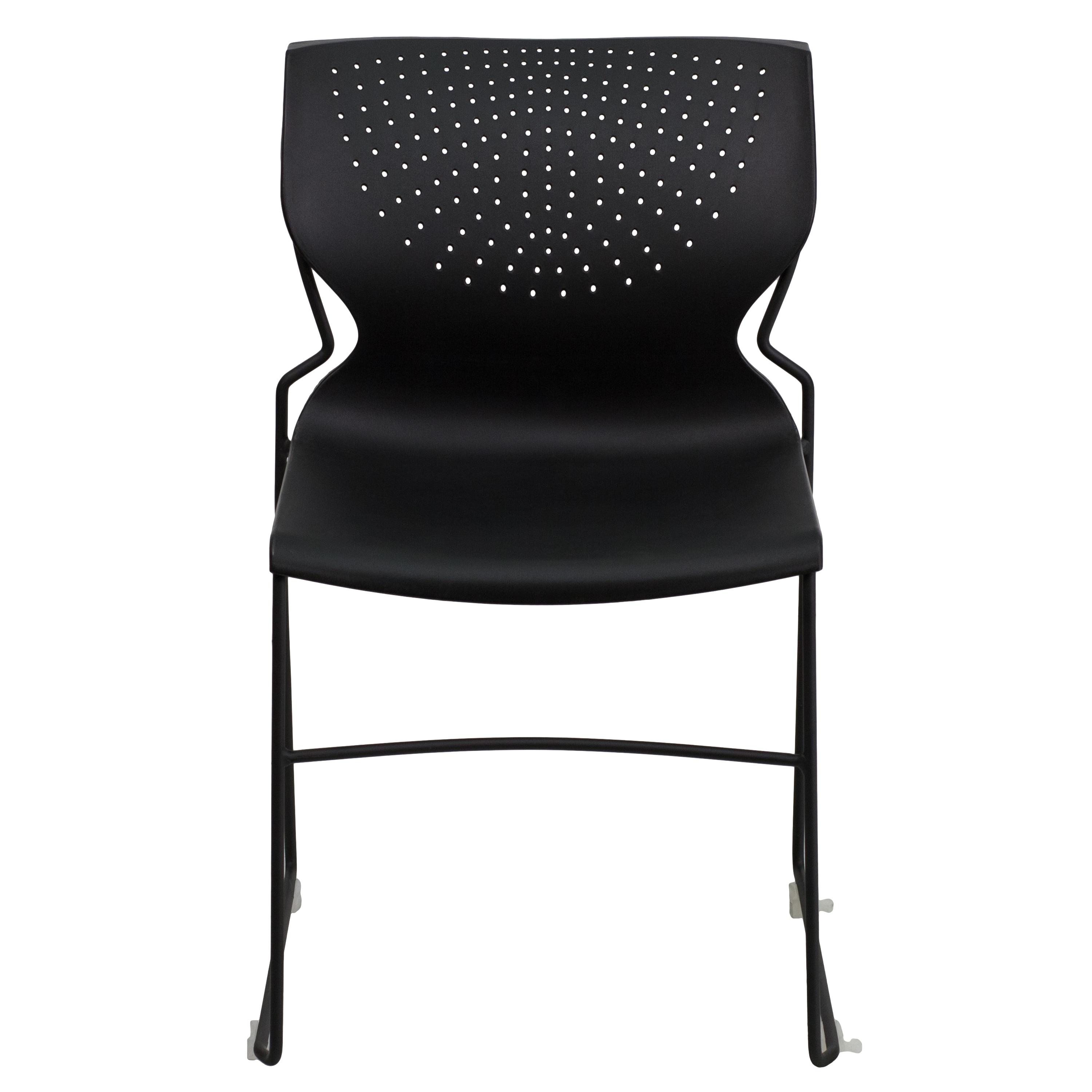 Everleigh 661 lb. Capacity Full Back Stack Chair with Powder Coated Frame