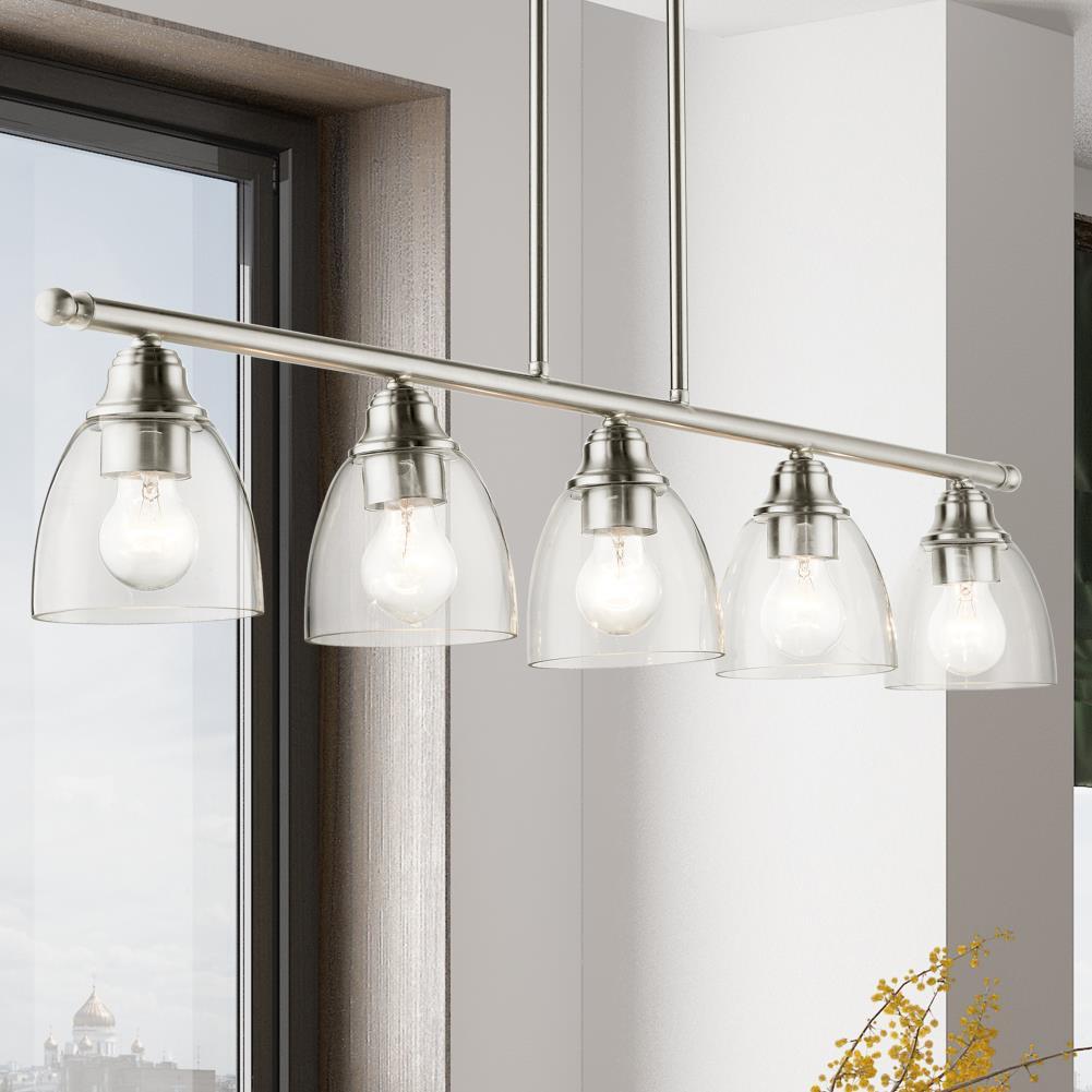 Livex Lighting Montgomery 5 - Light Chandelier in  Brushed Nickel