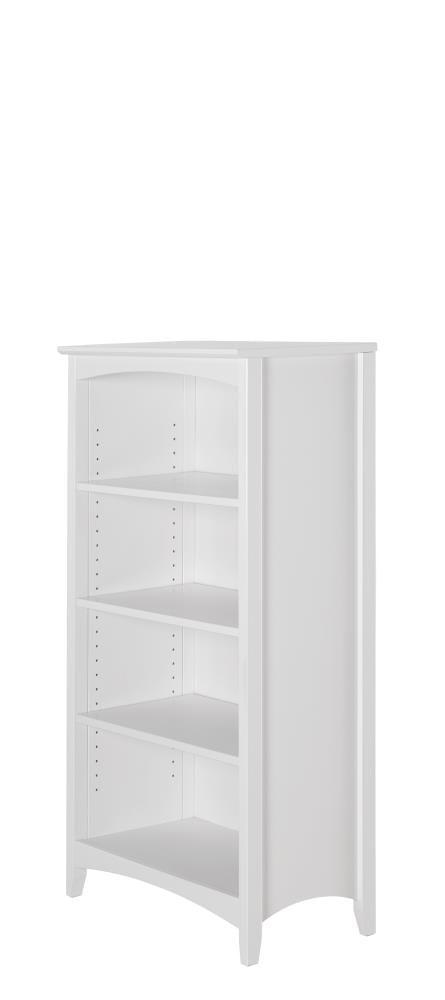Shaker Style Bookcase - 48"H - White Finish