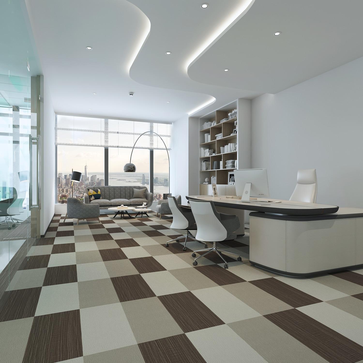 GlueCore Fab 28mil x 12" W x 24" L Adhesive Vinyl Tile Flooring