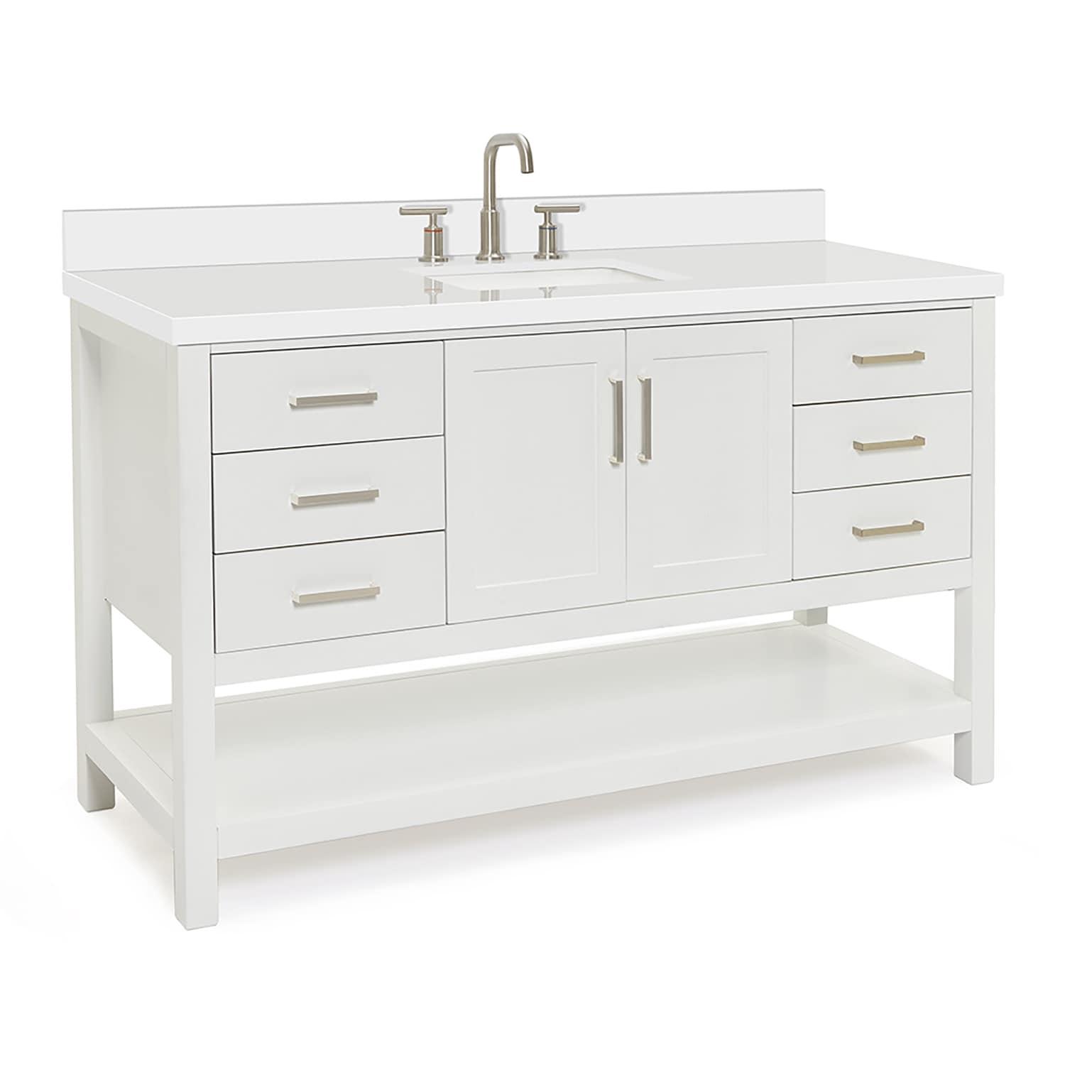 61" Single Bathroom Vanity Set