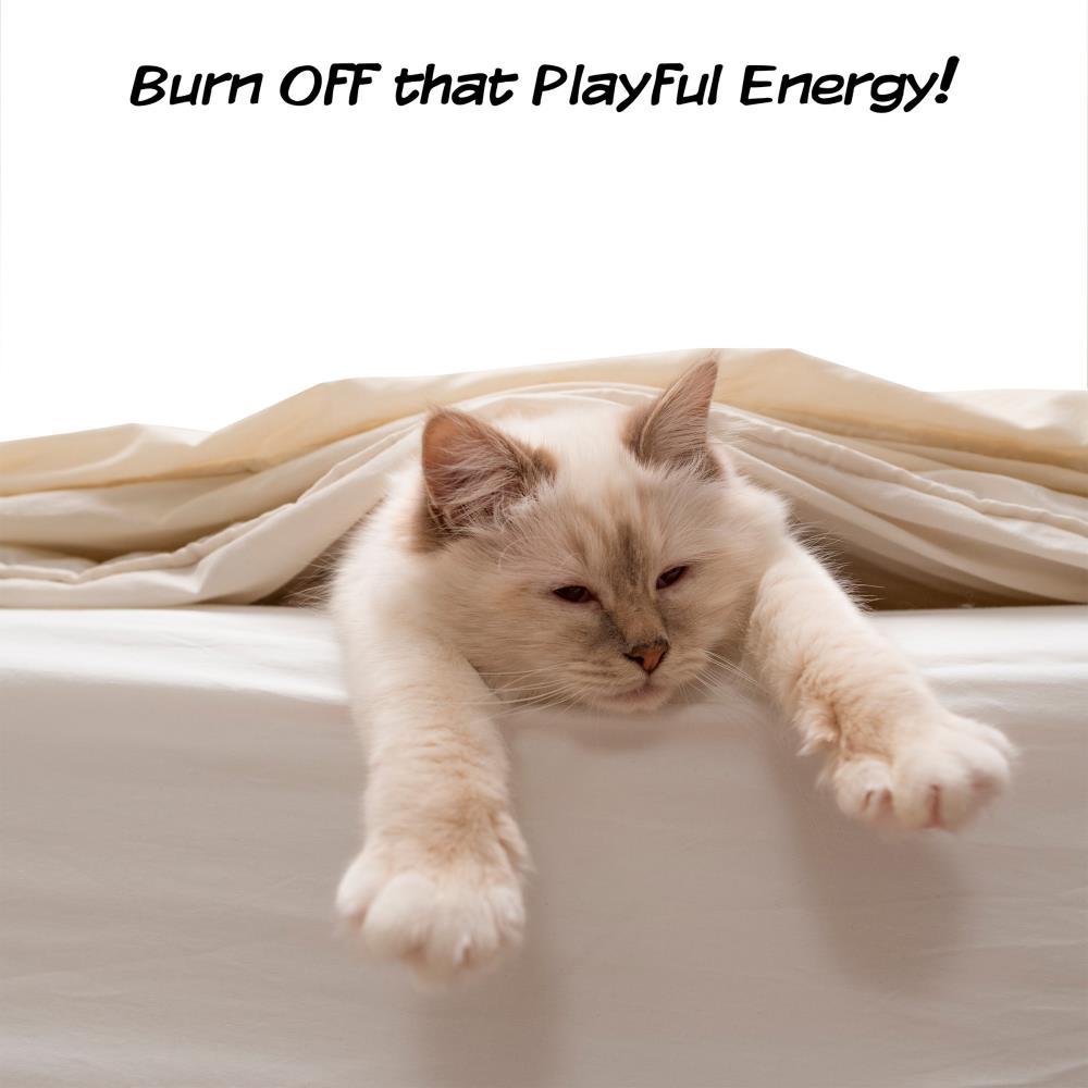 Pet Adobe Interactive Sisal Cat Scratching Post With Built-In Rolling Ball and Hanging Mouse Toy for Adult Cats and Kittens - Gray and Black