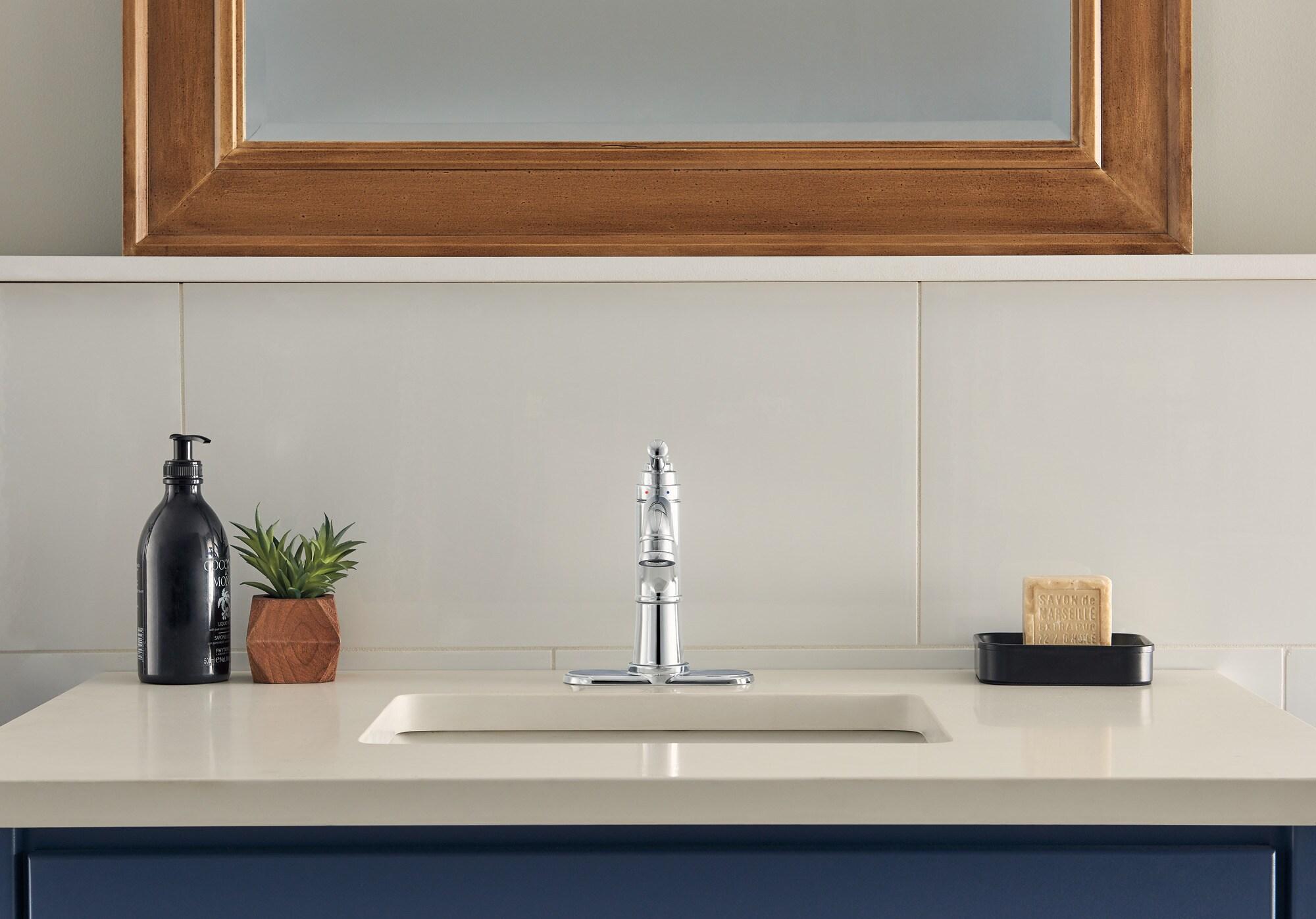 Westchester Single-Hole Bathroom Faucet with Drain Assembly