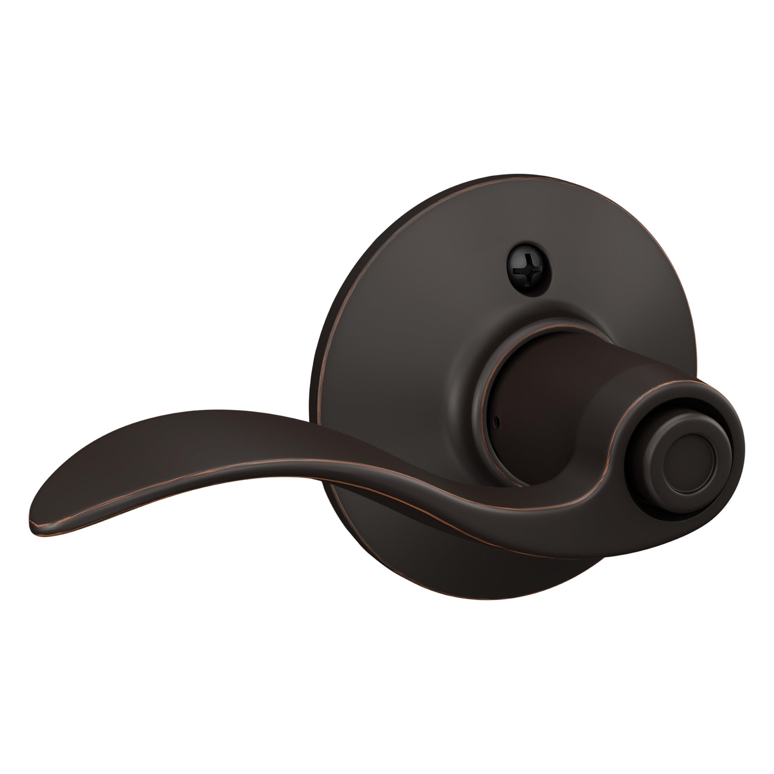 Accent Privacy Door Lever with Rosette