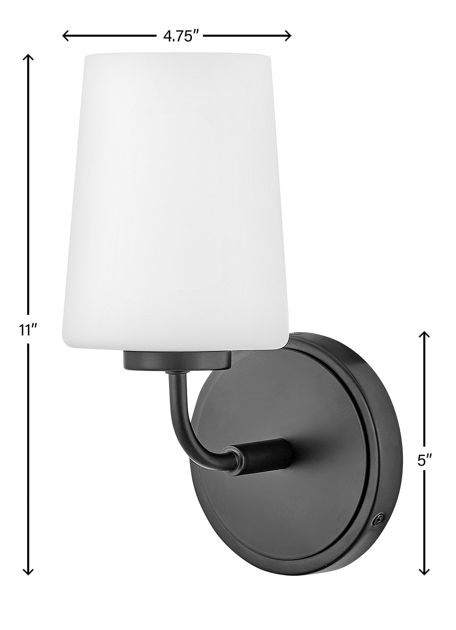 Fitz Single Frosted Dimmable Bath Sconce
