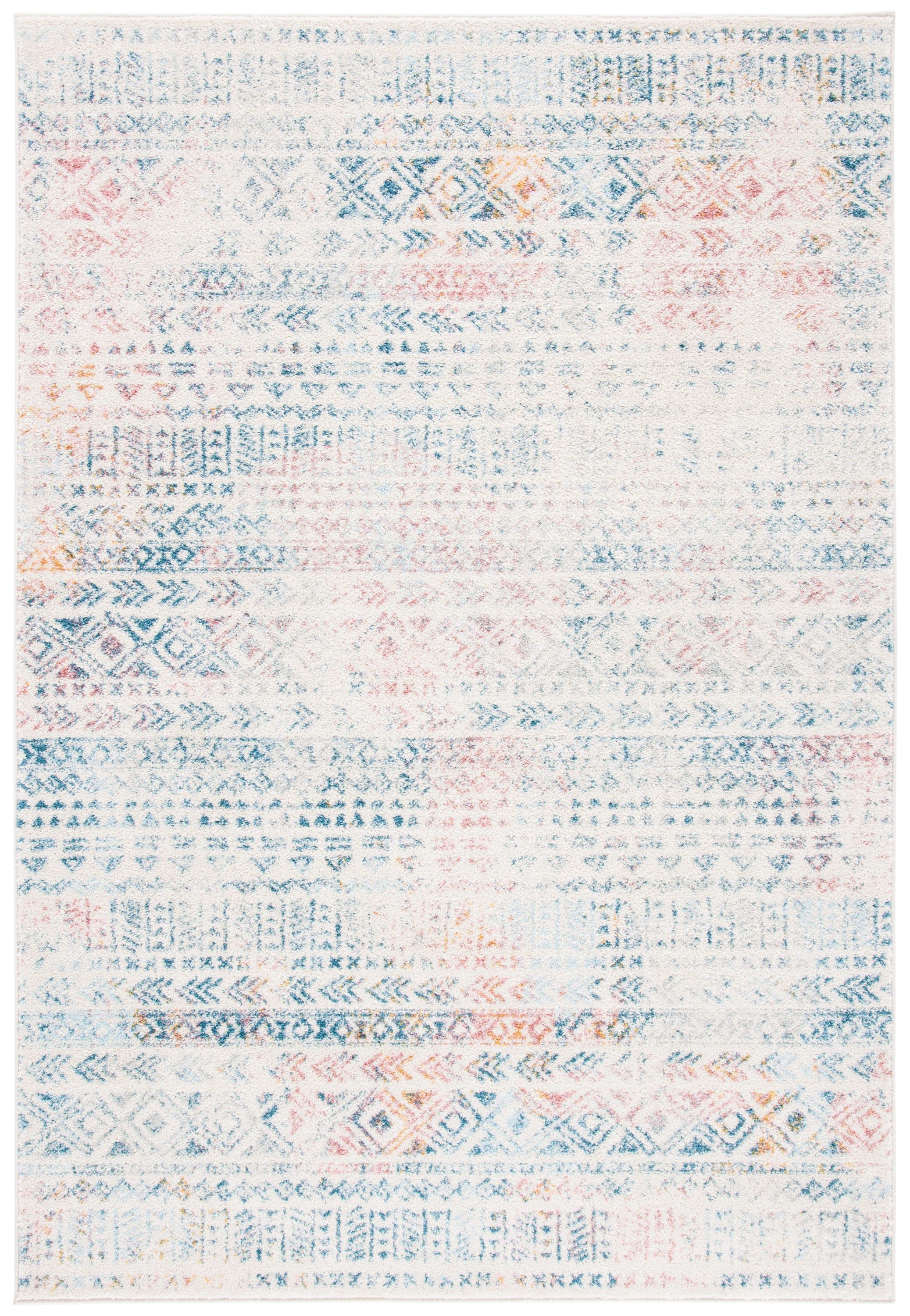 Tulum TUL263 Power Loomed Area Rug - Ivory/Terracotta - 8'9"x11'9" - Safavieh.