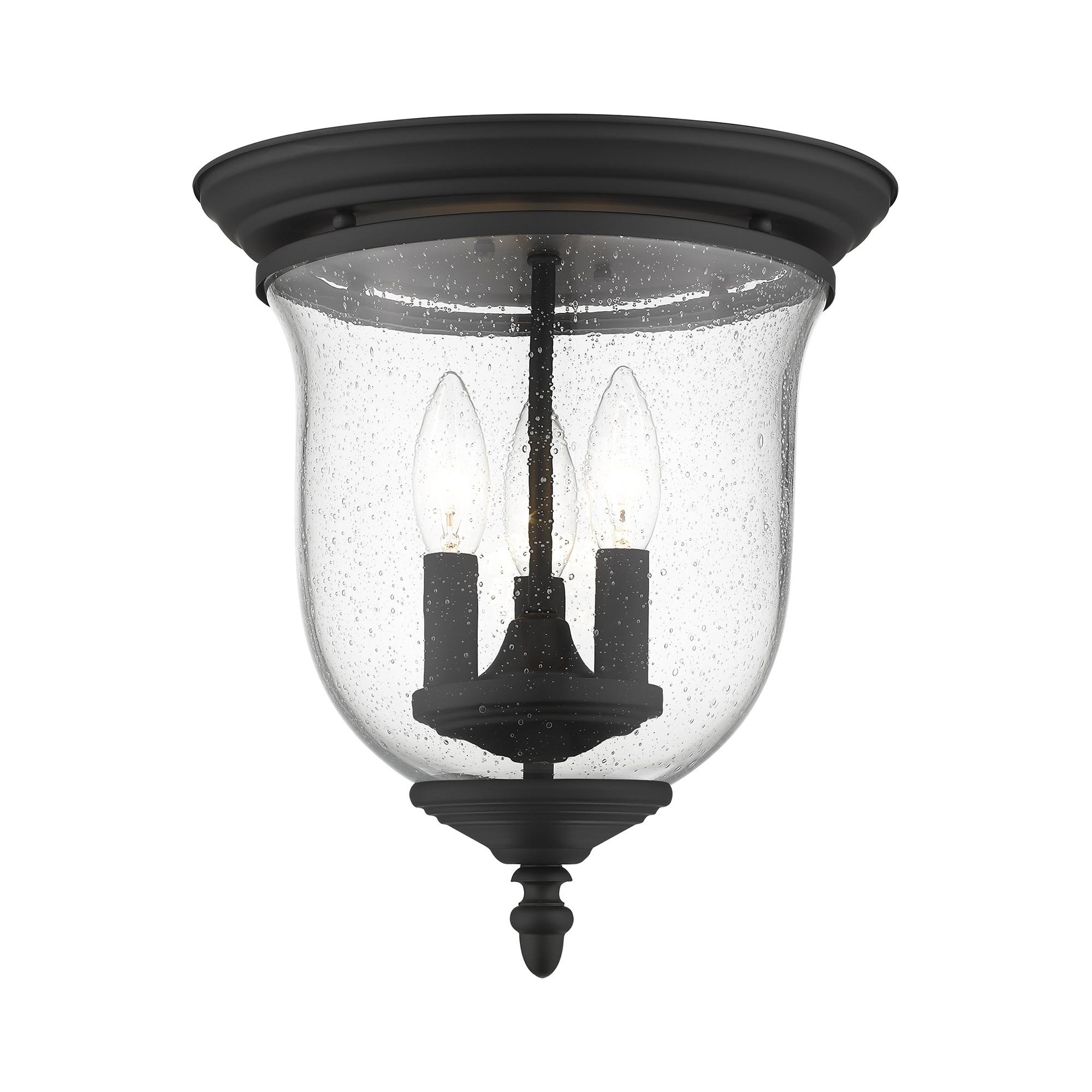 Livex Lighting Legacy 3 - Light Flush Mount in  Black
