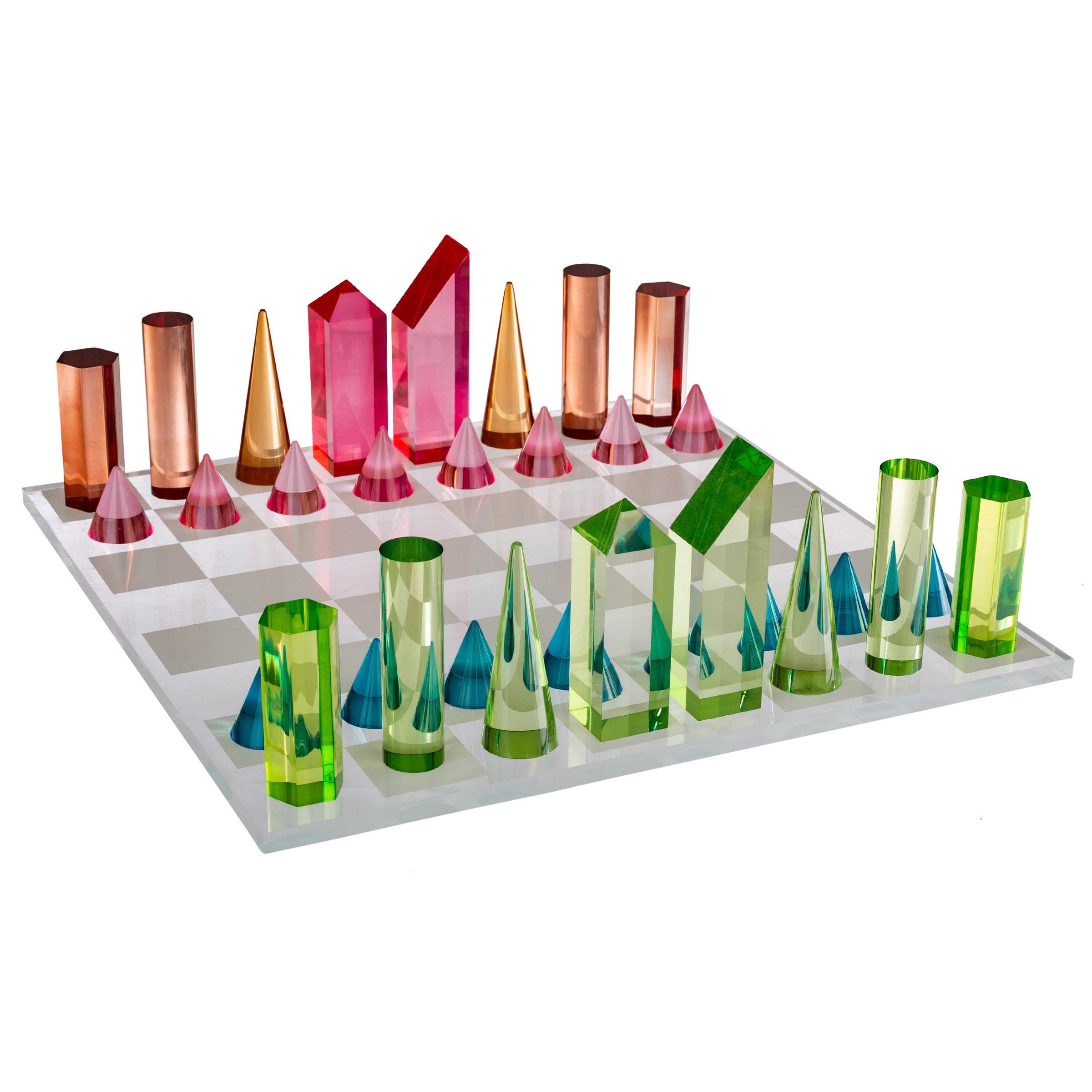 Trademark Games 2 Player Acrylic Chess