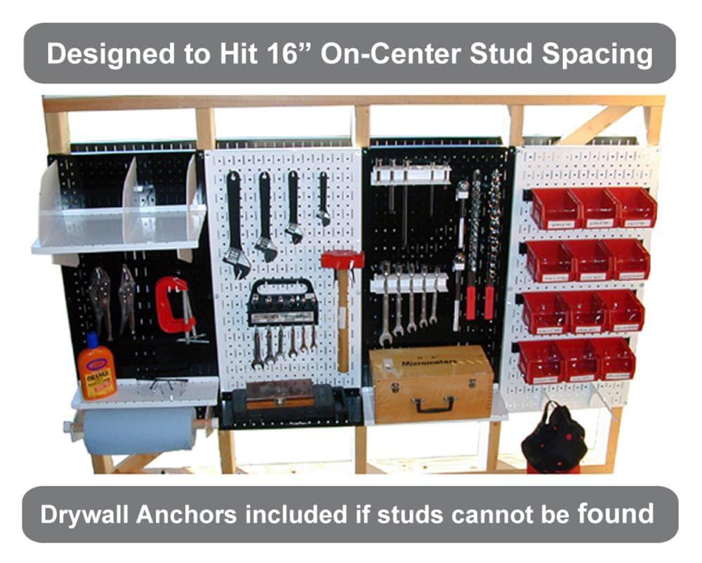 Pegboard Standard Tool Storage 32" H x 48" W Kit