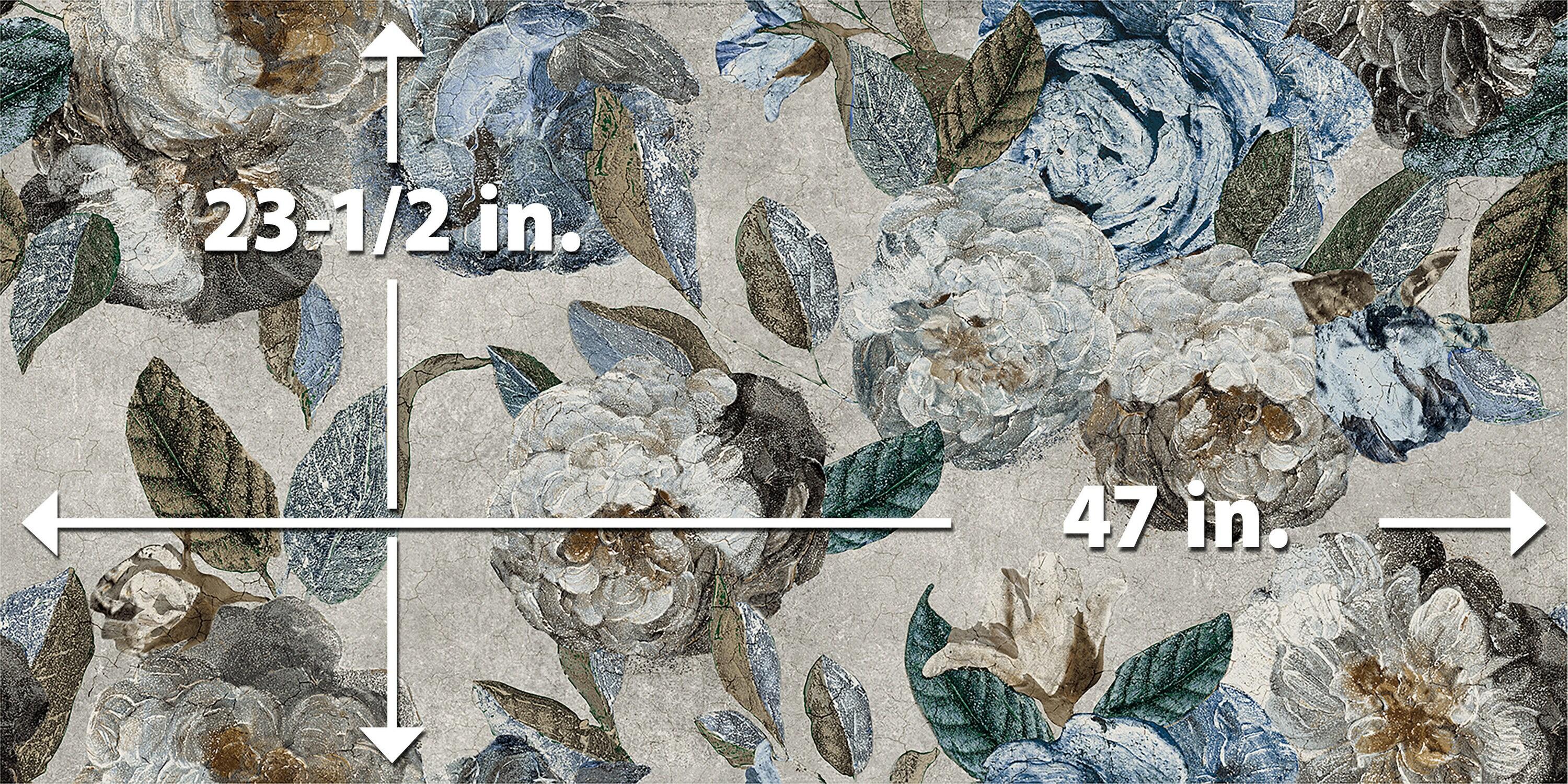 Merola Tile Parete Fiori 24" x 47" Porcelain Natural / Floral Wall & Floor Tile