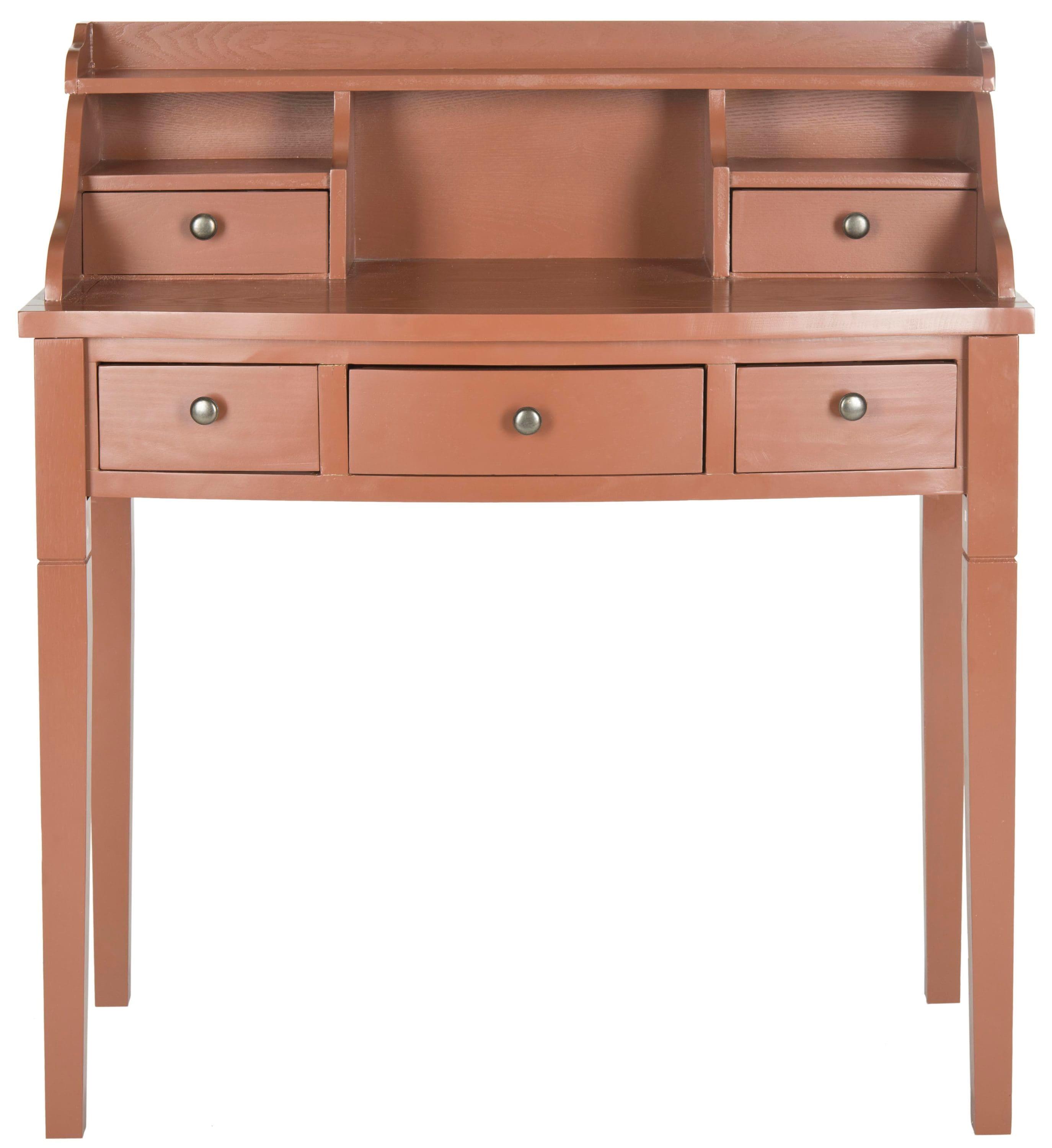 Landon Writing Desk - Henna Brown - Safavieh