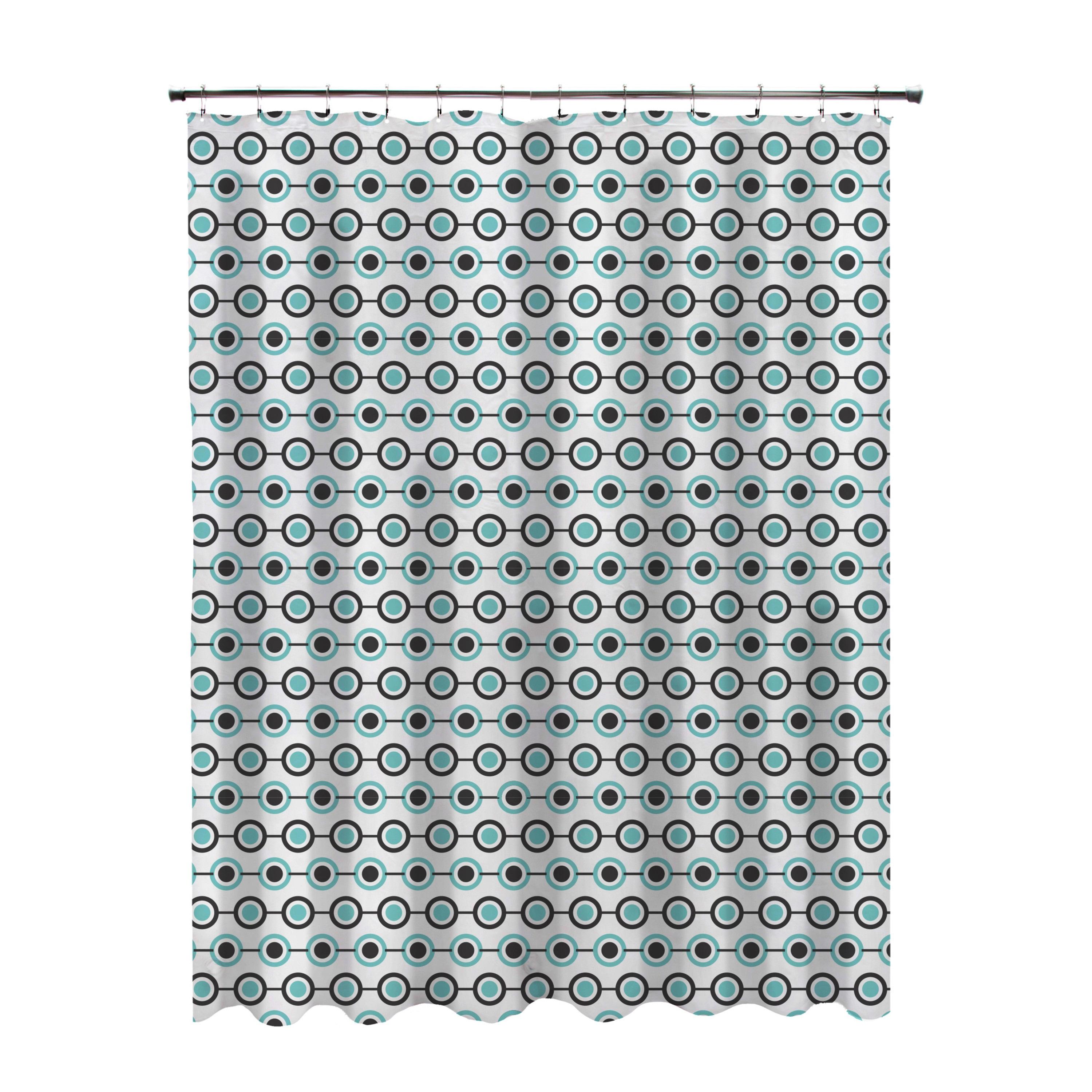 Kenney® Medium Weight Decorative PEVA Shower Curtain Liner, 70" W x 72" H, Lots of Dots