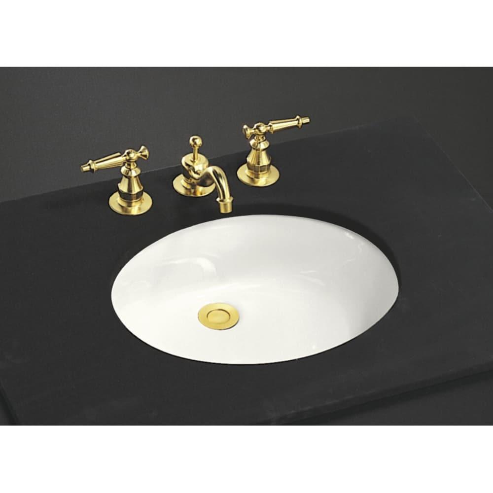 Caxton® Ceramic Oval Undermount Bathroom Sink