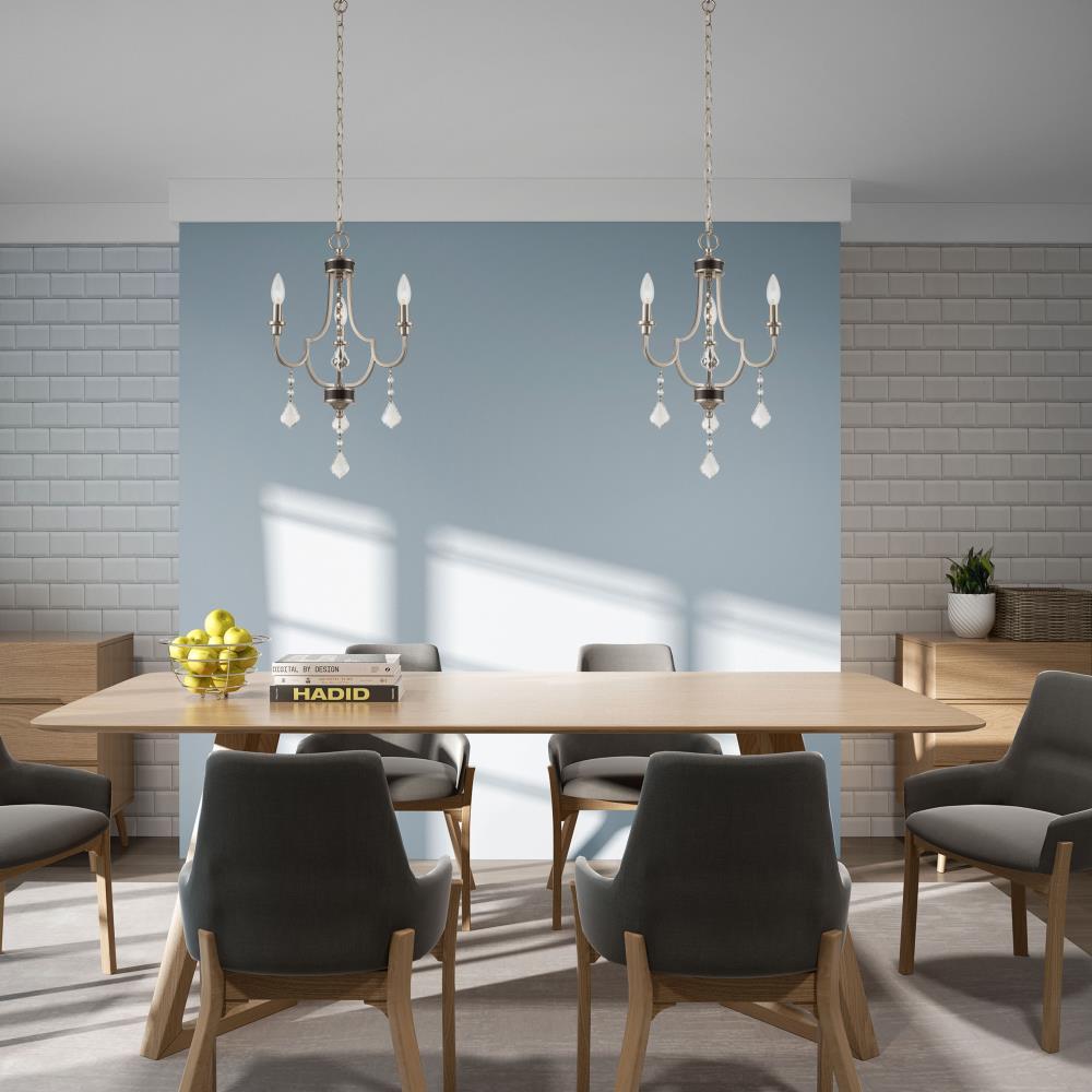 Livex Lighting Glendale 3 - Light Chandelier in  Brushed Nickel