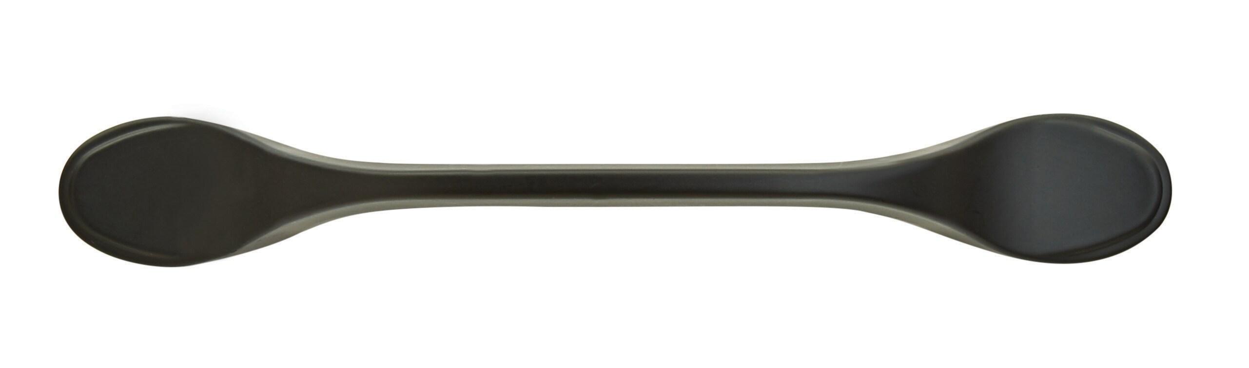 Matte Black Traditional 5" Cabinet Bar Pull with Mounting Hardware