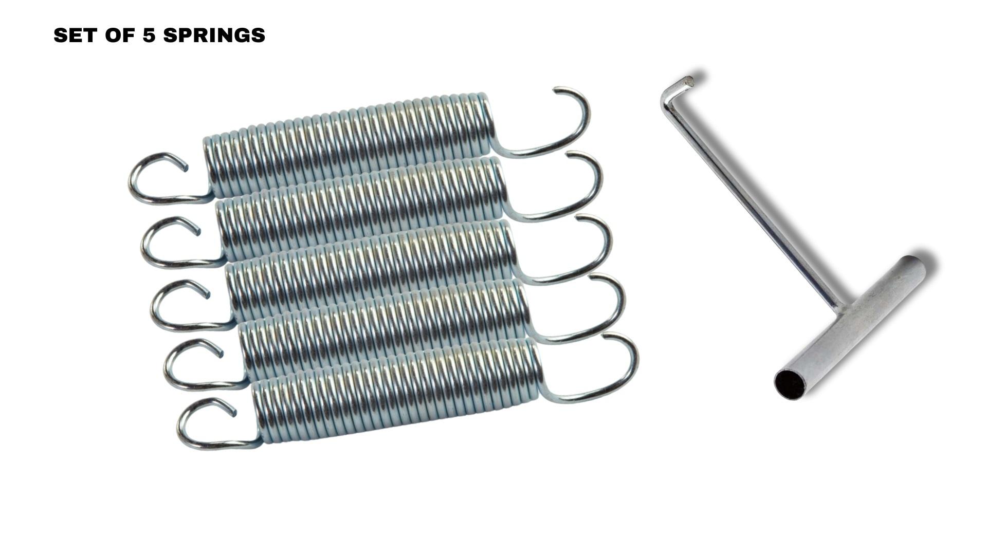 Jumpking Jumpking Heavy Duty Trampoline Springs for Trampolines, Stainless Steel Trampoline Replacement Springs including Spring Pulling Tool