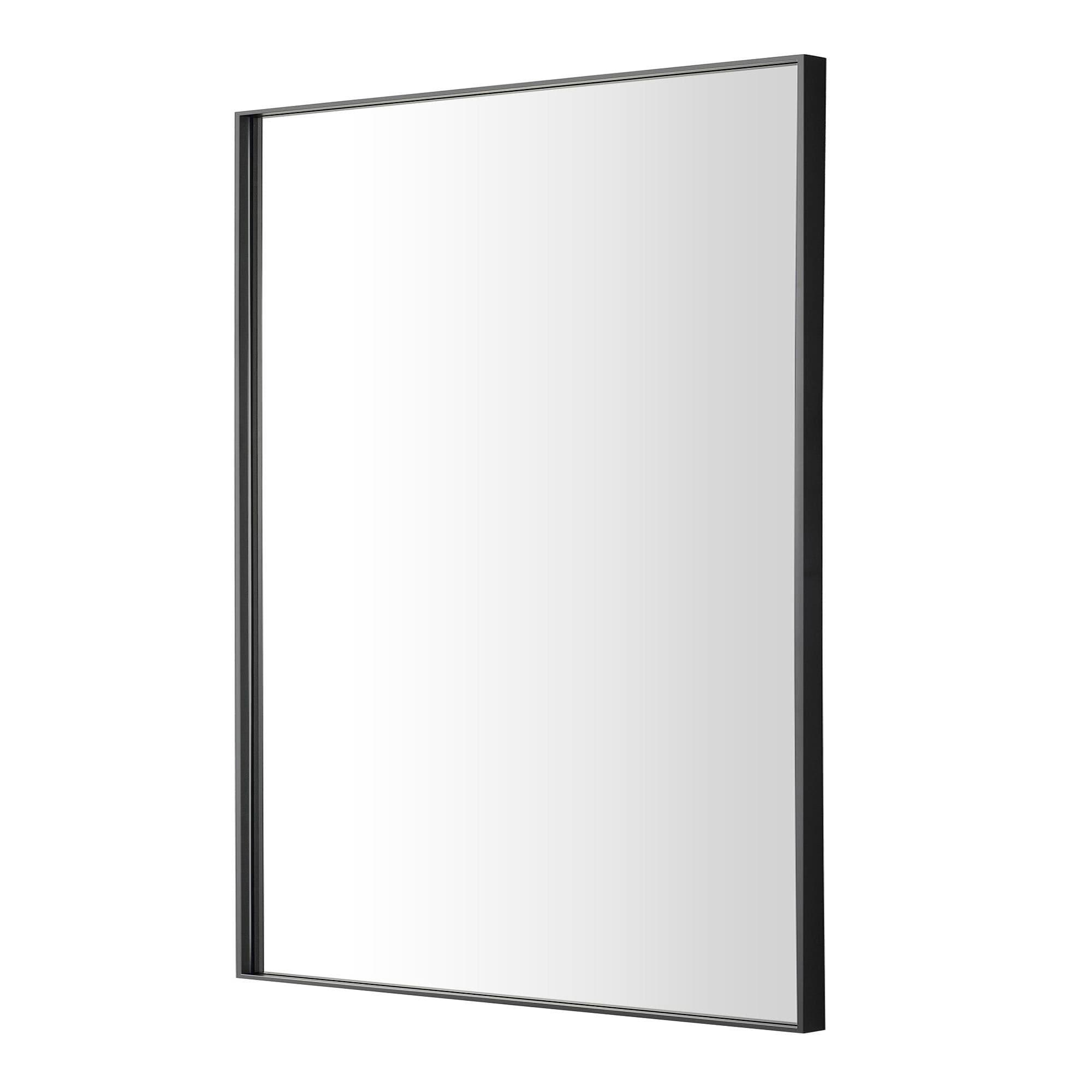 Ledel Modern & Contemporary Rectangle Bathroom Vanity Mirror Metal Framed Wall Mirror