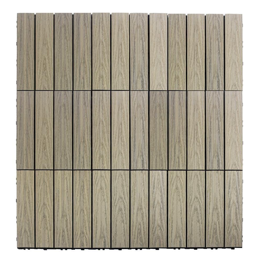 UltraShield Naturale Composite 12" x 12" Interlocking Deck Tile