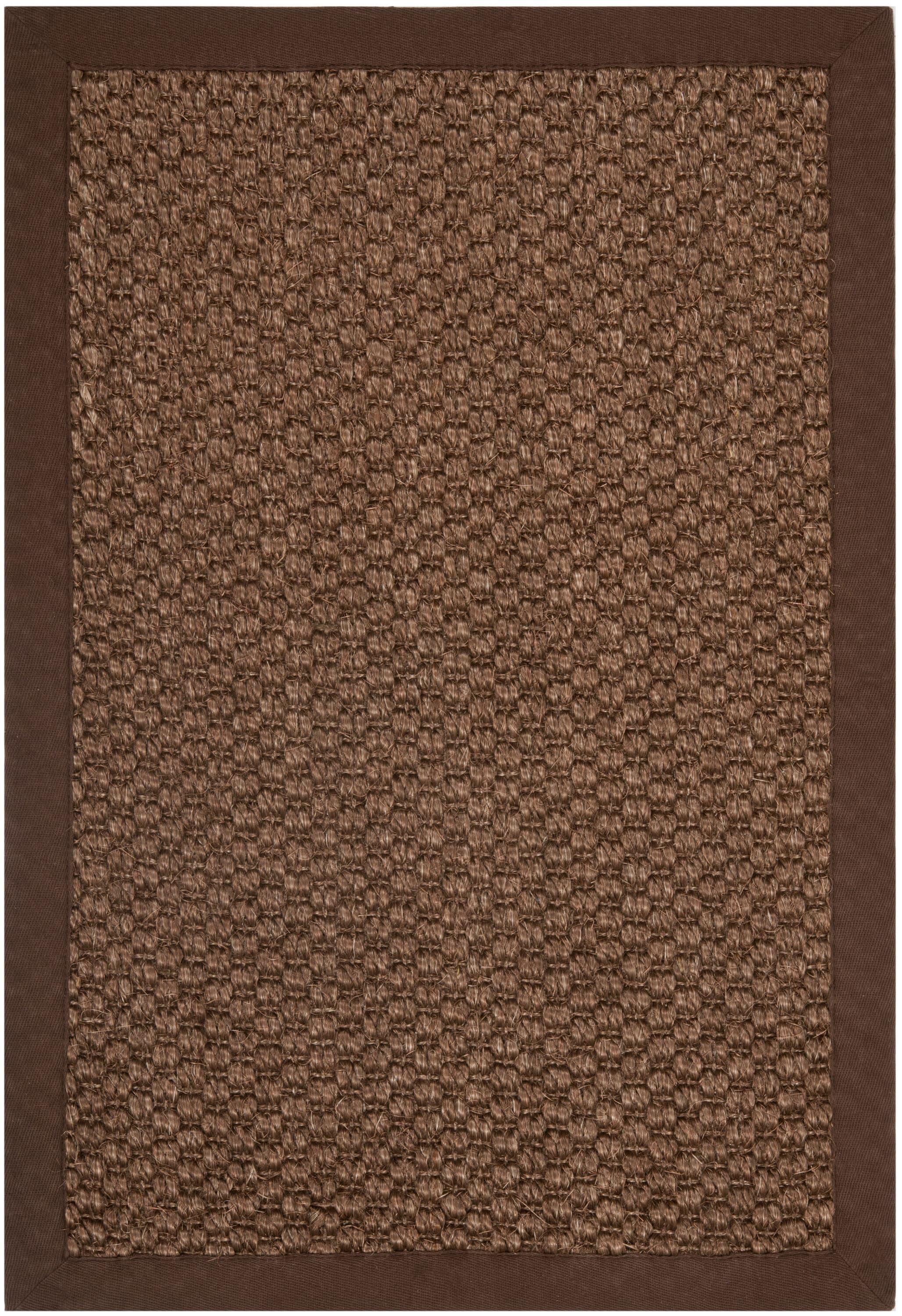 Natural Fiber NF525 Power Loomed Indoor Accent Rug - Chocolate - 2'x3' - Safavieh.